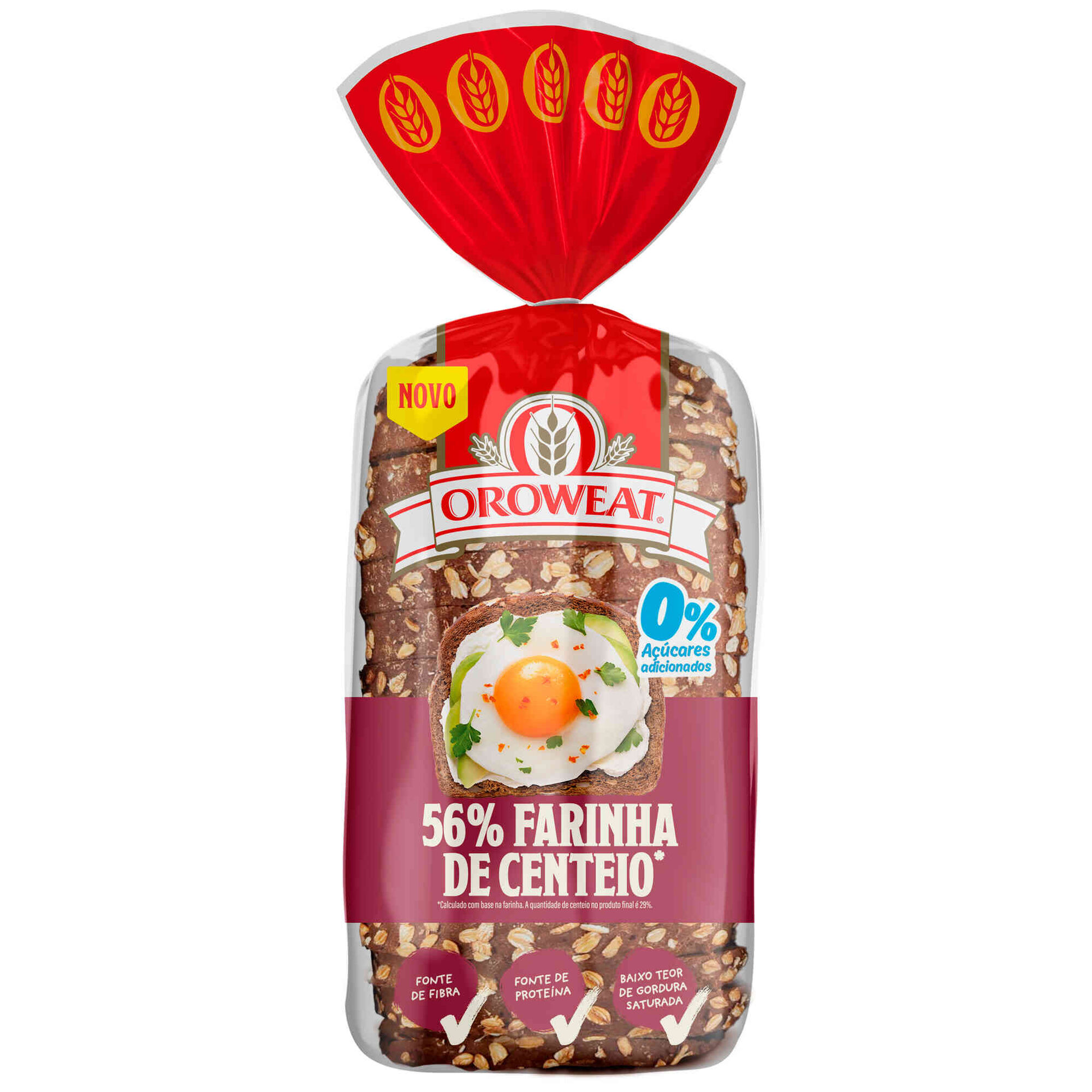 P&atilde;o de Forma de Centeio com C&ocirc;dea Oroweat