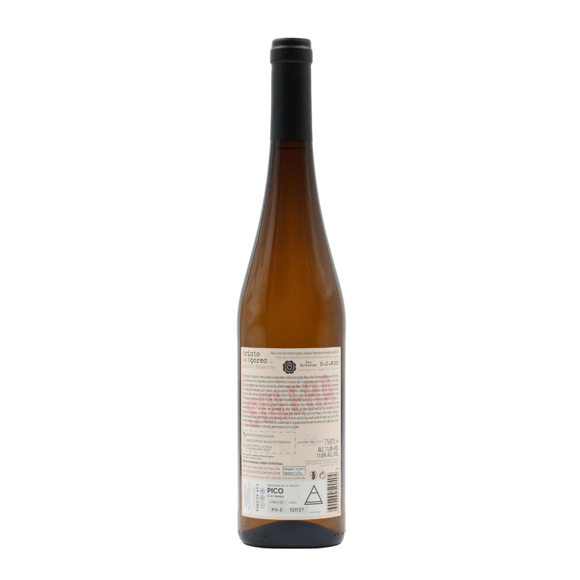 Azores Wine Company Arinto dos A&ccedil;ores Solera Vinho Branco A&ccedil;ores