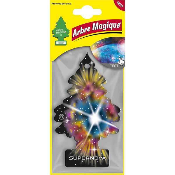 Ambientador Auto Pendurar Cartão Supernova Arbre Magique