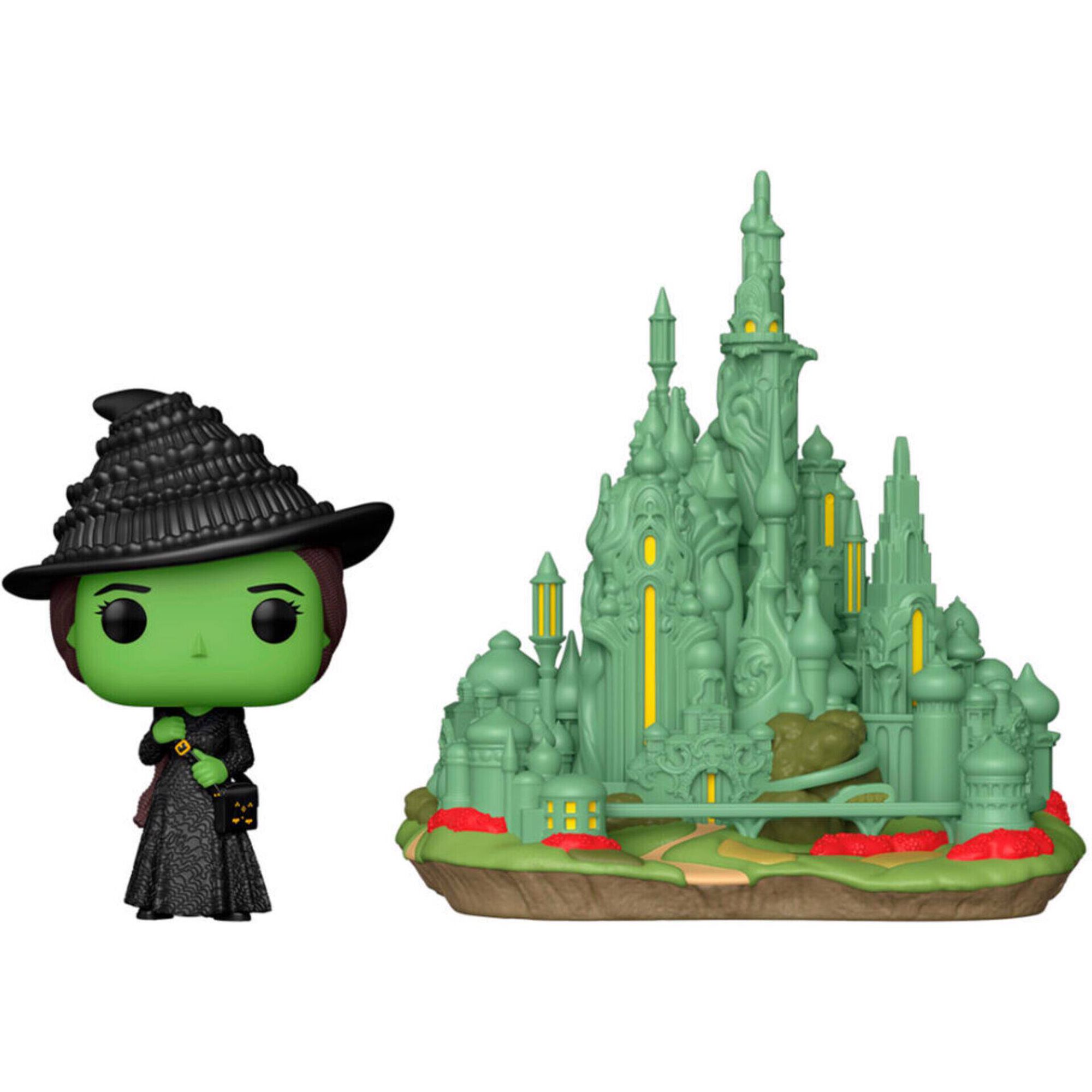 Figura Wicked - Elphaba with Emerald City (Town)