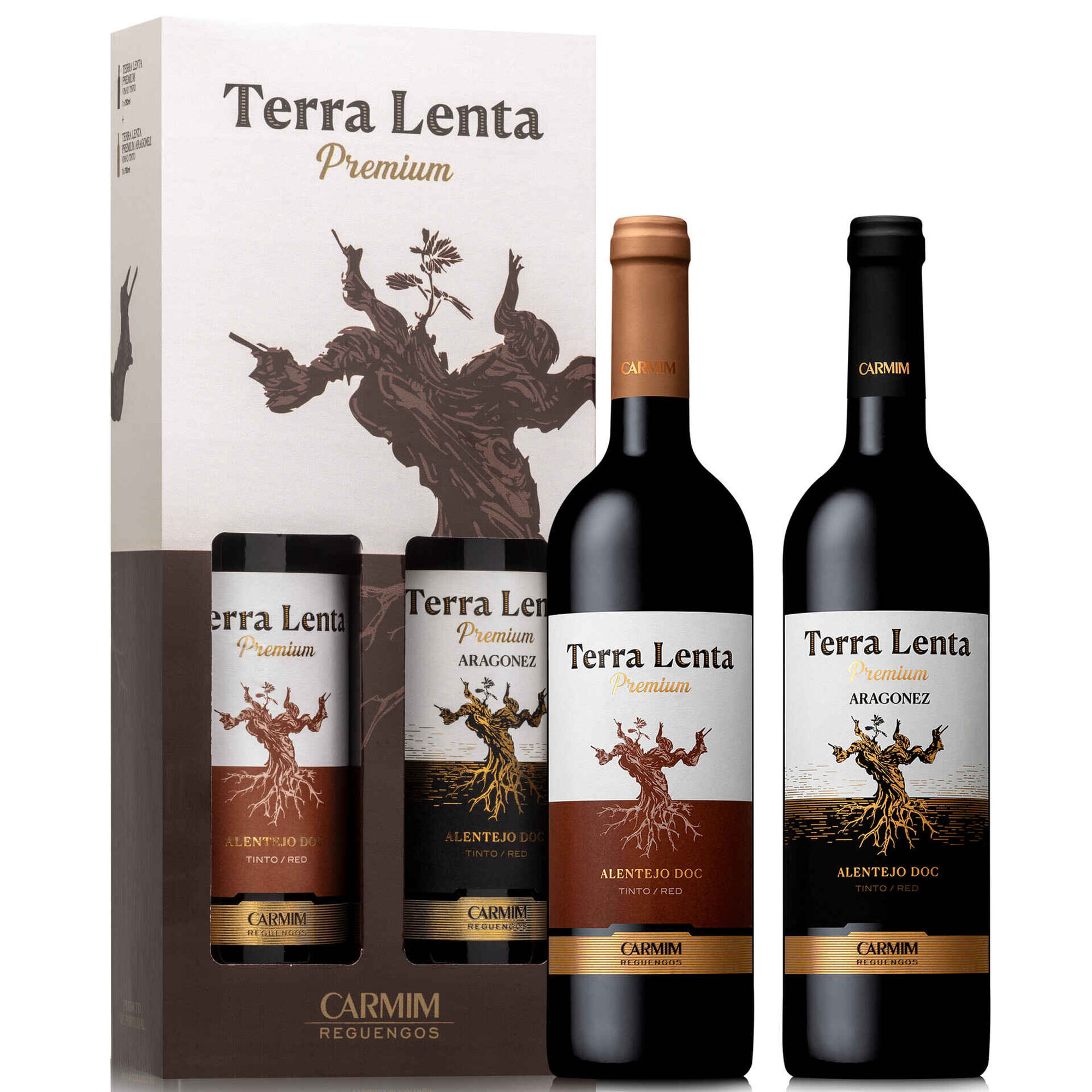 Terra Lenta Premium e Aragonês Alentejano Vinho Tinto Conjunto