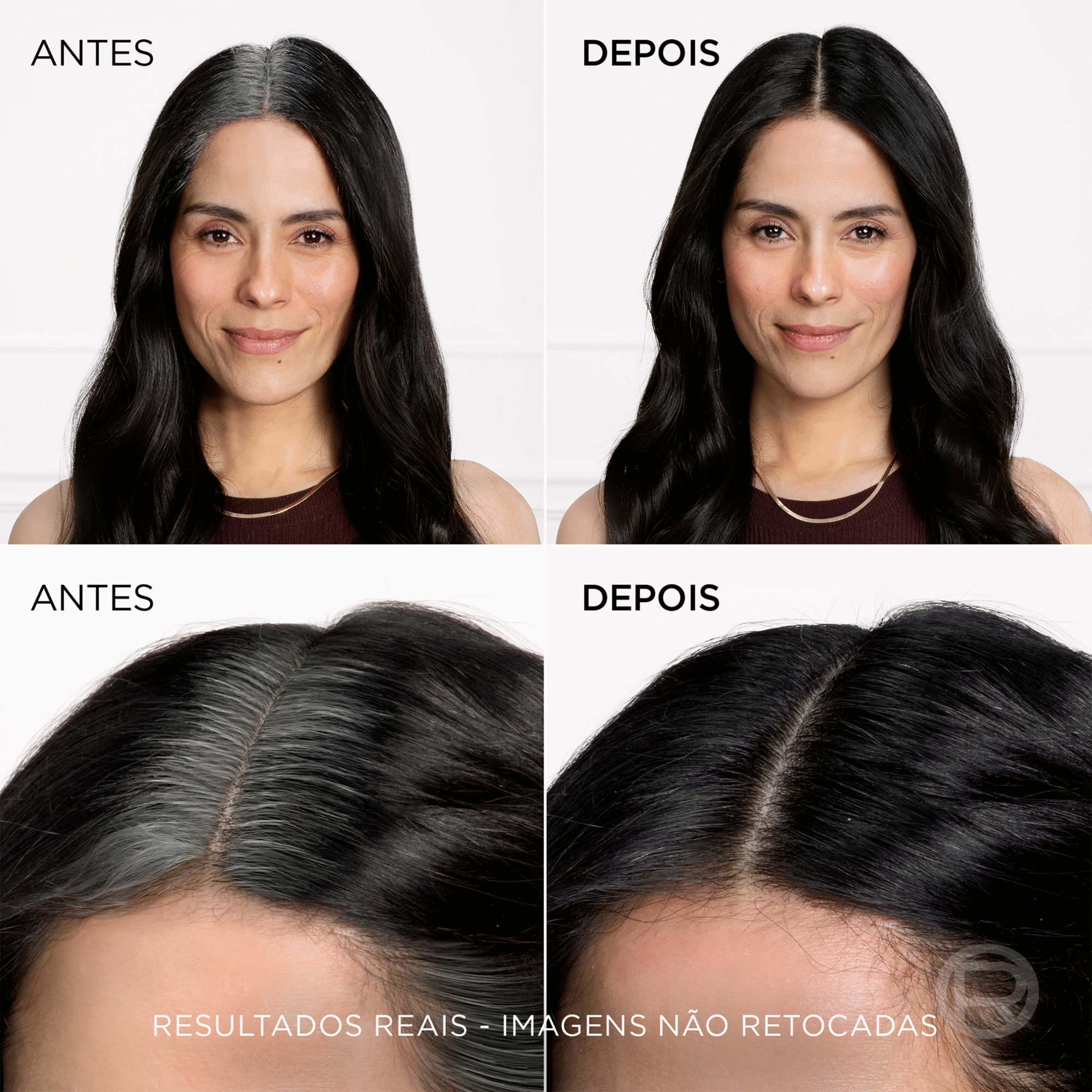 Colora&ccedil;&atilde;o Retoca Ra&iacute;zes Spray Preto L'Or&eacute;al Paris Magic Retouch