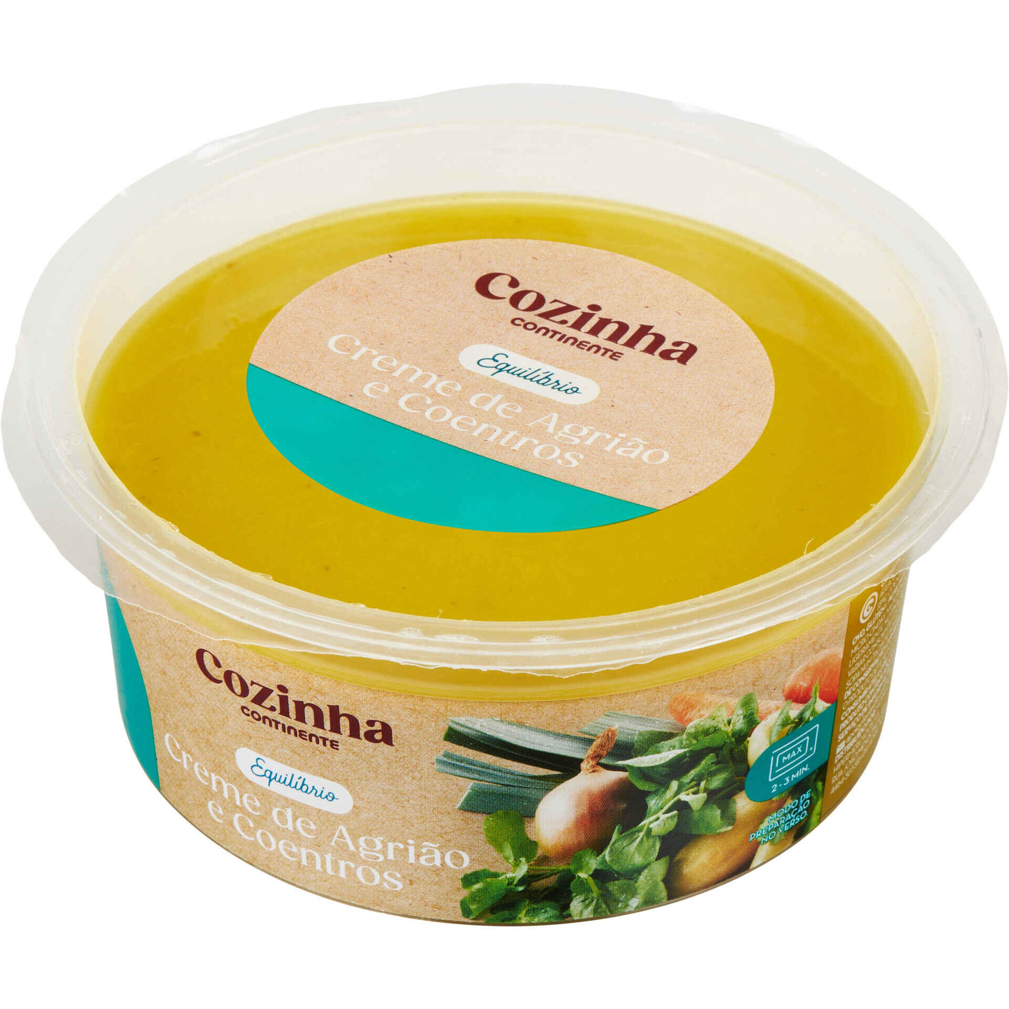 Sopa de Agri&atilde;o e Coentros Cozinha Continente Equil&iacute;brio