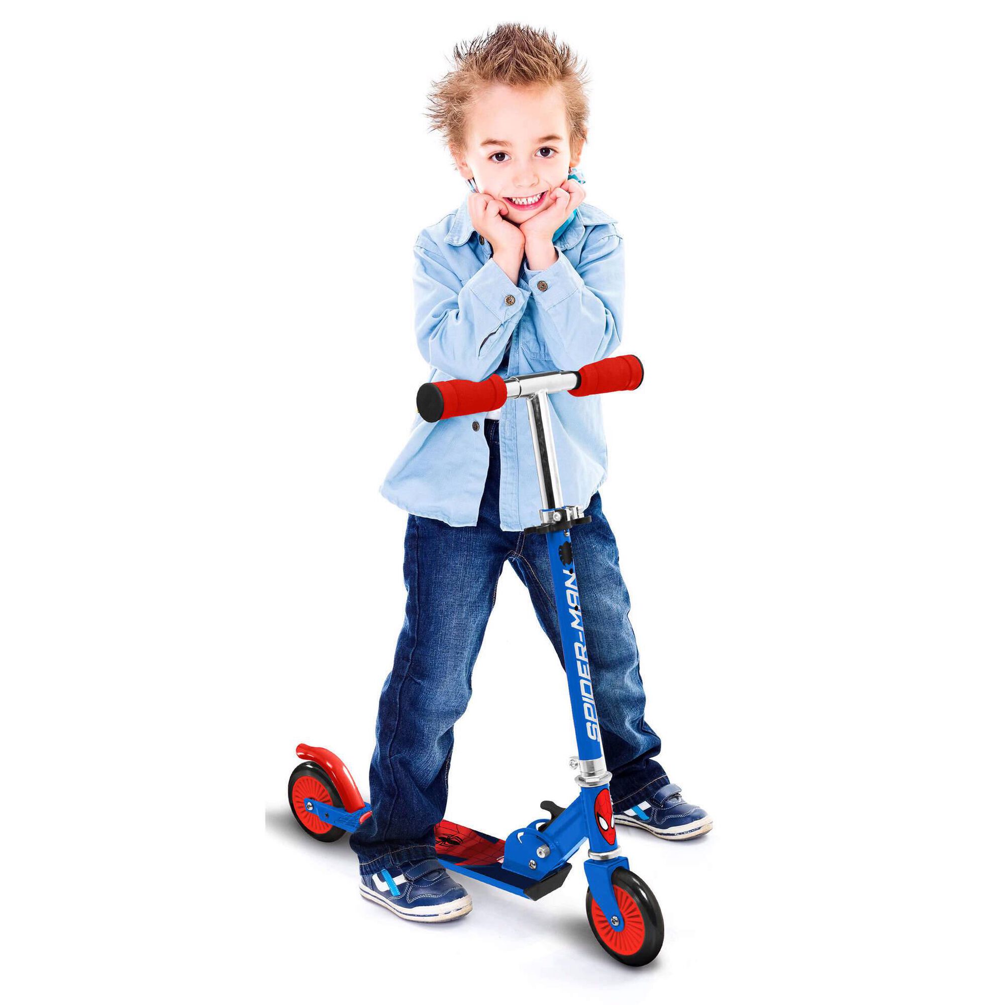 Trotinete Dobrável 2 Rodas Spiderman