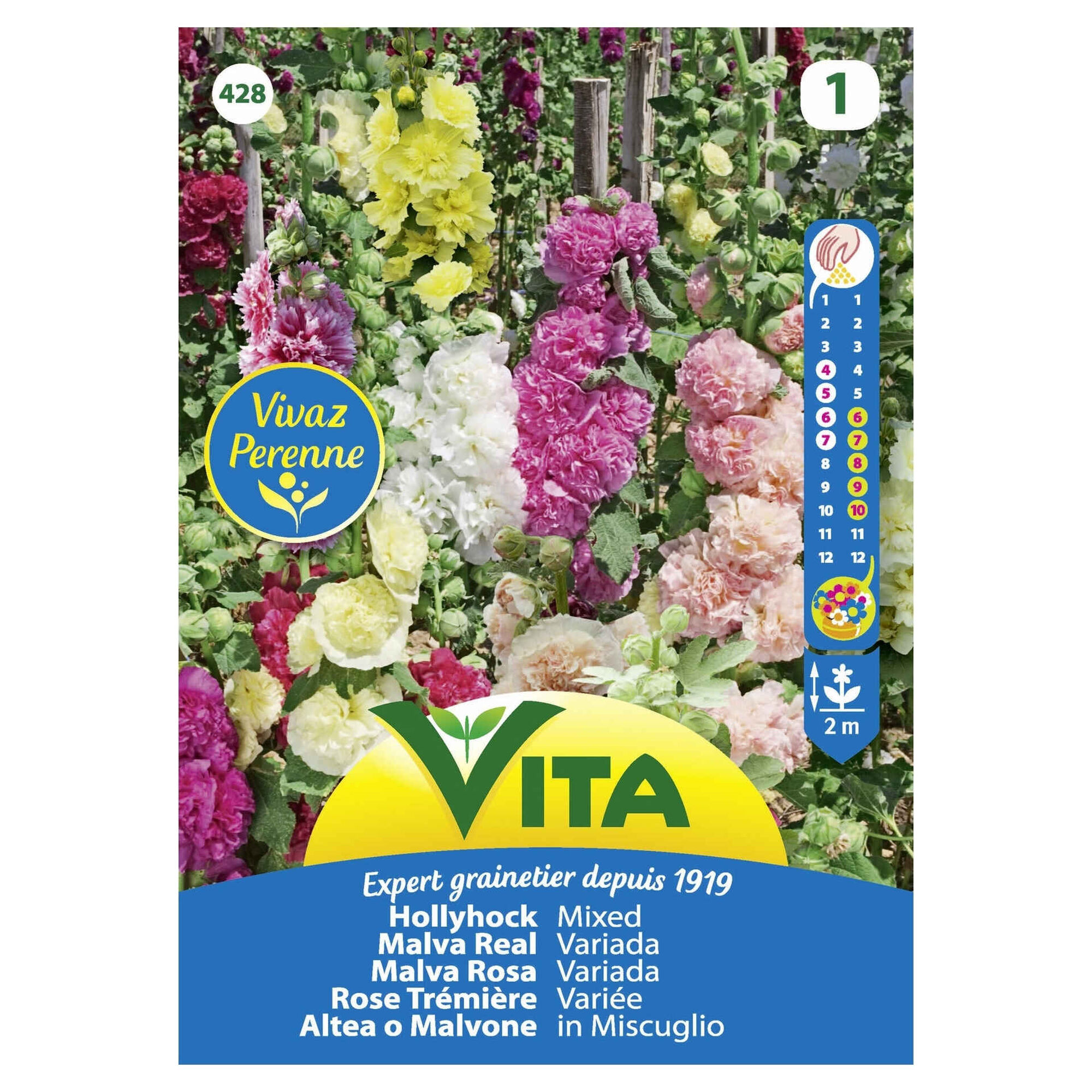 Sementes Florais Malvaisco Mistura