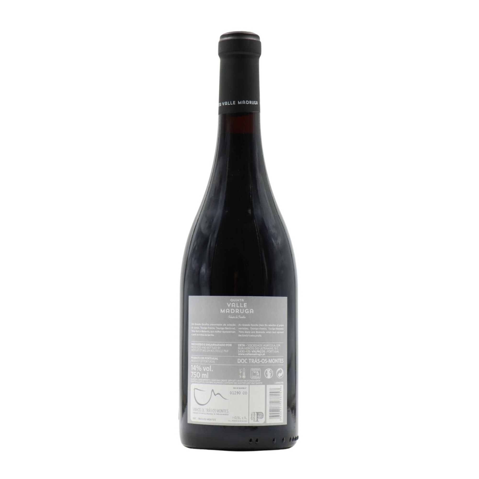 Quinta Valle Madruga Sele&ccedil;&atilde;o Da Fam&iacute;lia Tr&aacute;s Os Montes Vinho Tinto