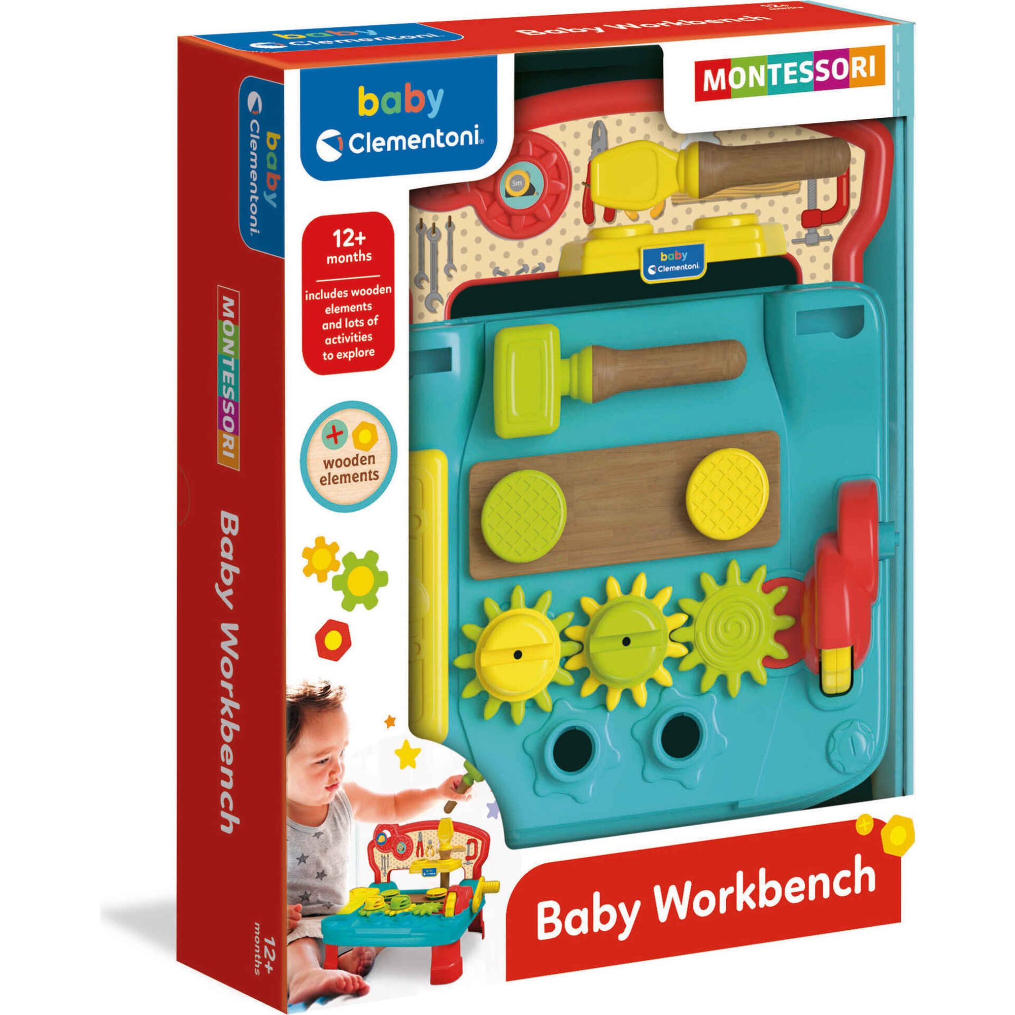 Baby Montessori - Mesa de Ferramentas
