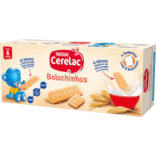 Bolachinhas para Bebé Saquetas +6M Cerelac