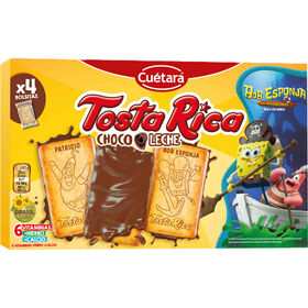 Bolacha Tosta Rica com Chocolate de Leite Cu&eacute;tara