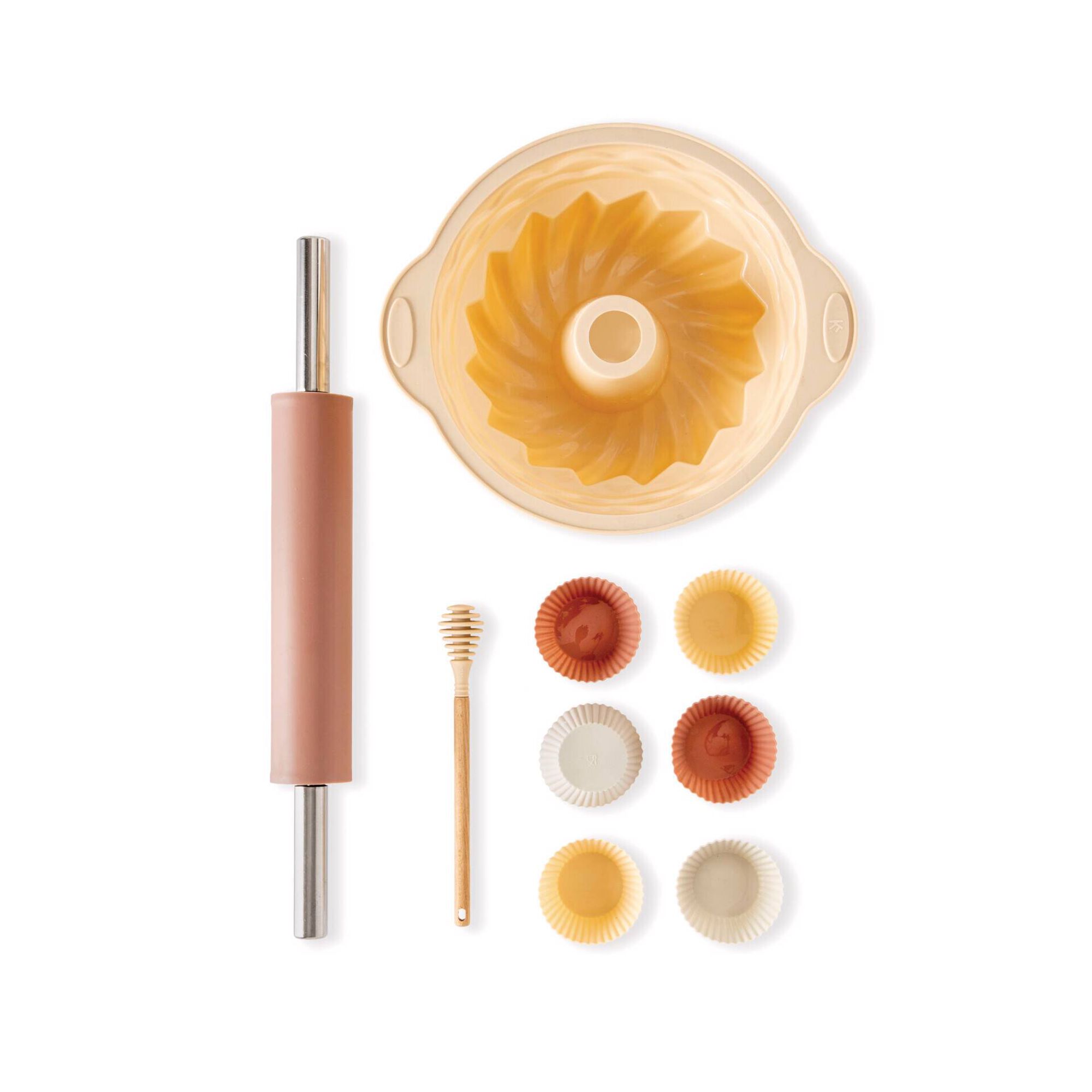 Conjunto 6 Formas Muffins Silicone 7cm Chefe Kasa