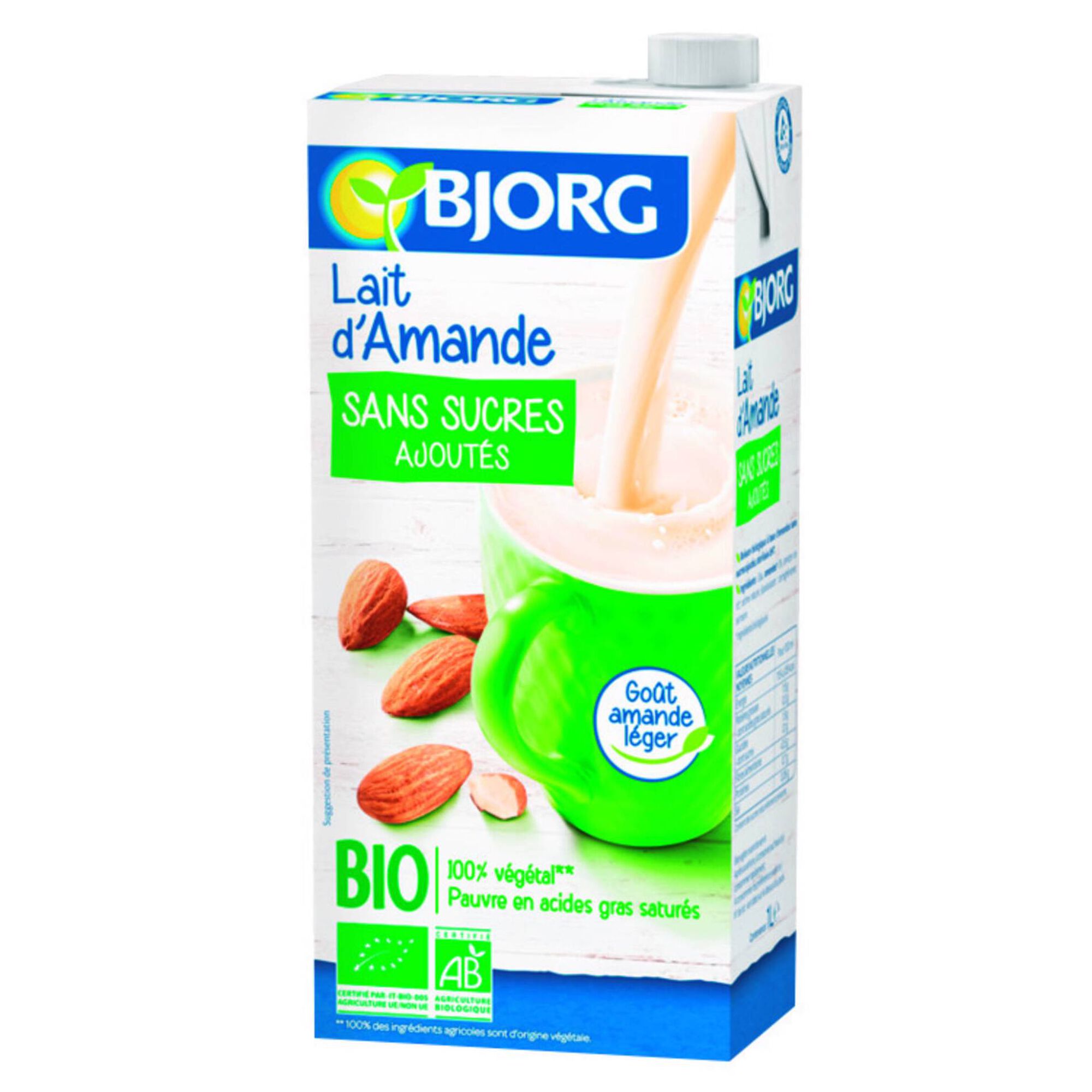 Bebida Vegetal de Amêndoa sem Açúcar Biológica Bebida Vegetal de Amêndoa sem Açúcar Biológica