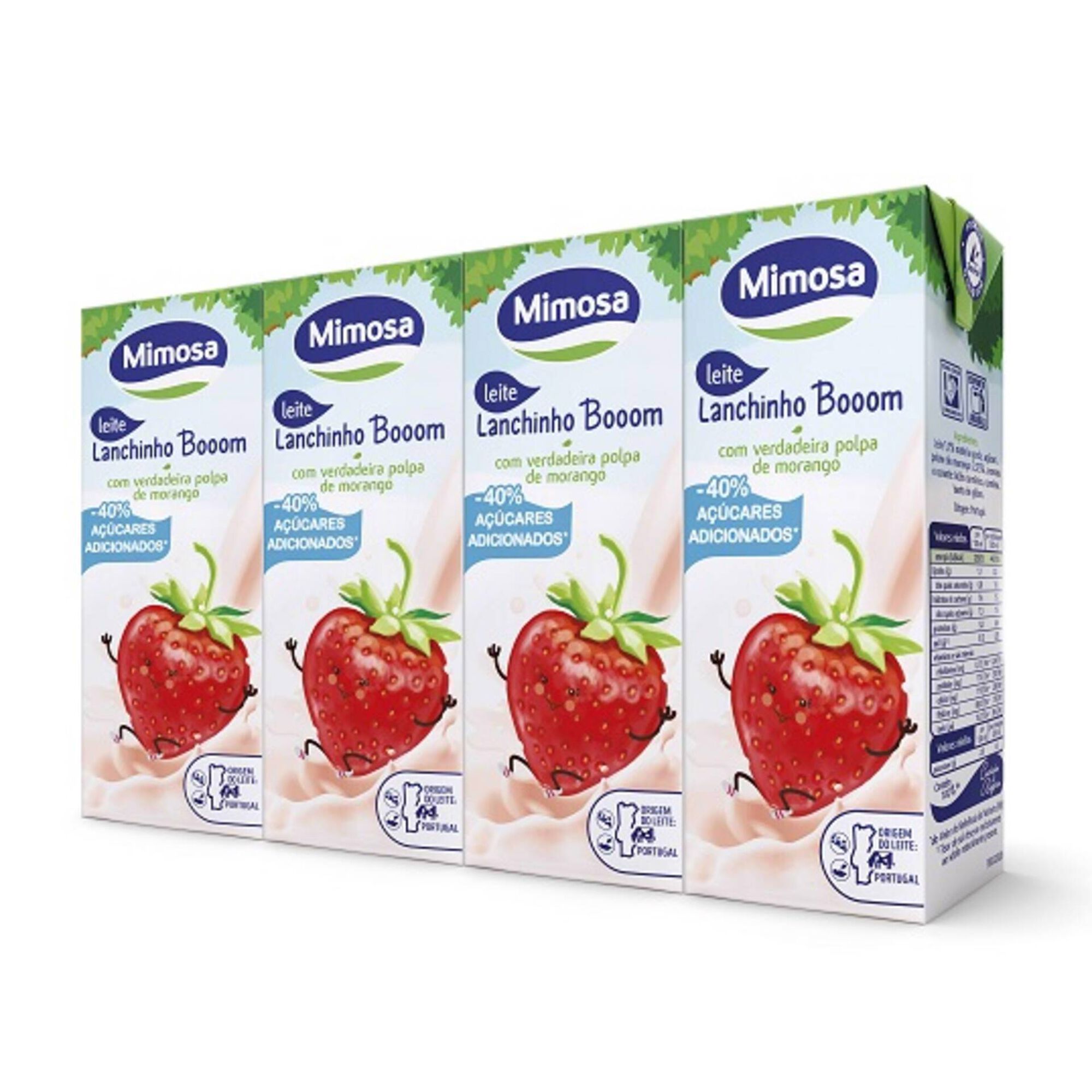Leite com Aroma de Morango Leite com Aroma de Morango