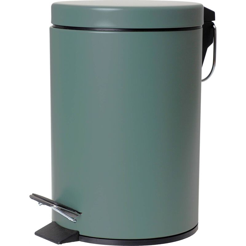 Balde WC 3l Redondo Verde Kasa