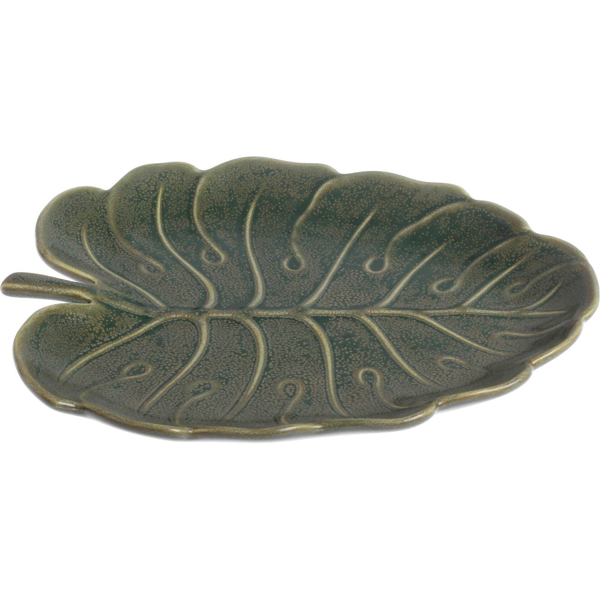 Travessa 24cm Verde Folha