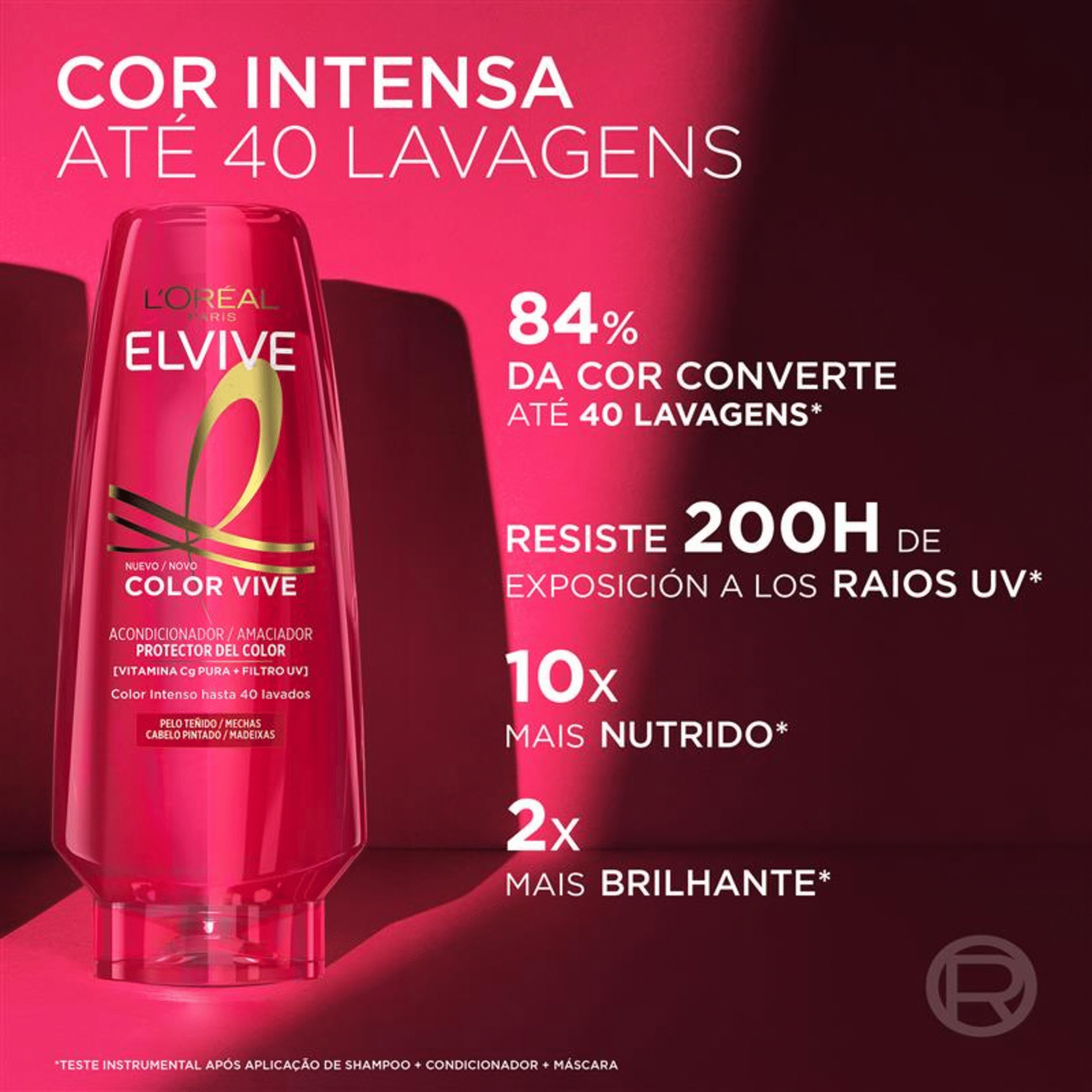 Condicionador Color Vive L'Or&eacute;al Paris Elvive
