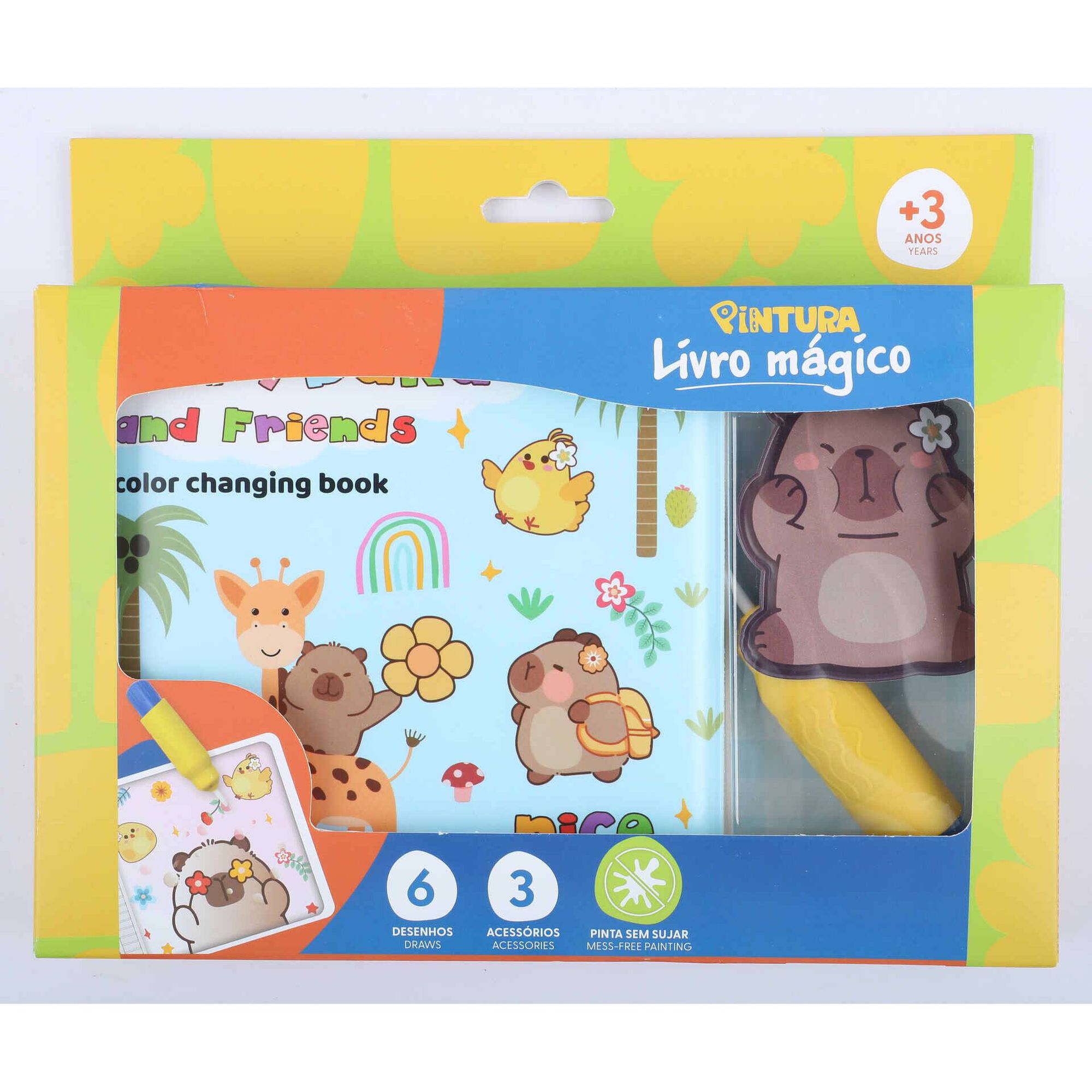 Kit de  Livro M&aacute;gico (v&aacute;rios modelos) Pintura