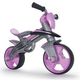 Balance Bike Jumper Rosa com Capacete