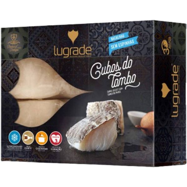 Cubos do Lombo de Bacalhau Ultracongelado Lugrade