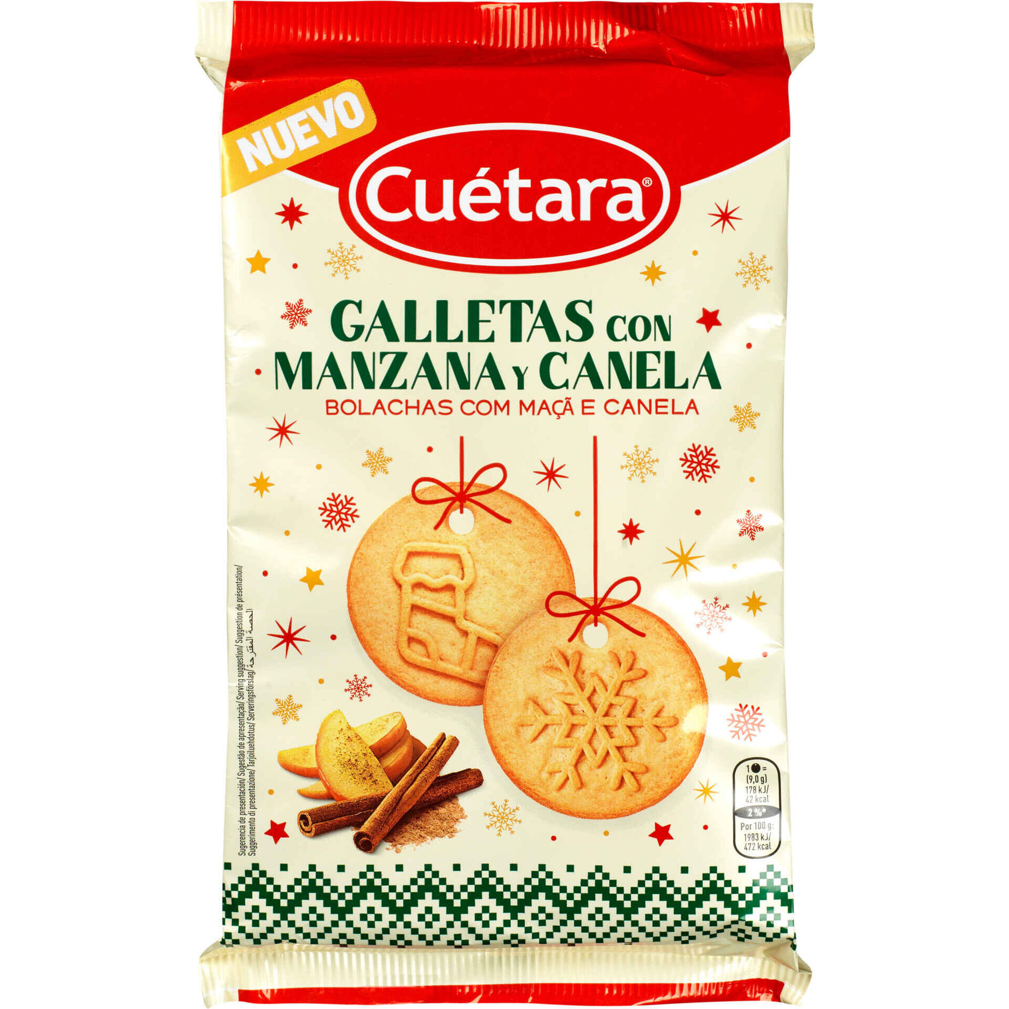 Bolacha de Maçã e Canela