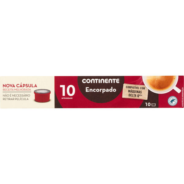 Cápsulas de Café Encorpado Int 10 Continente
