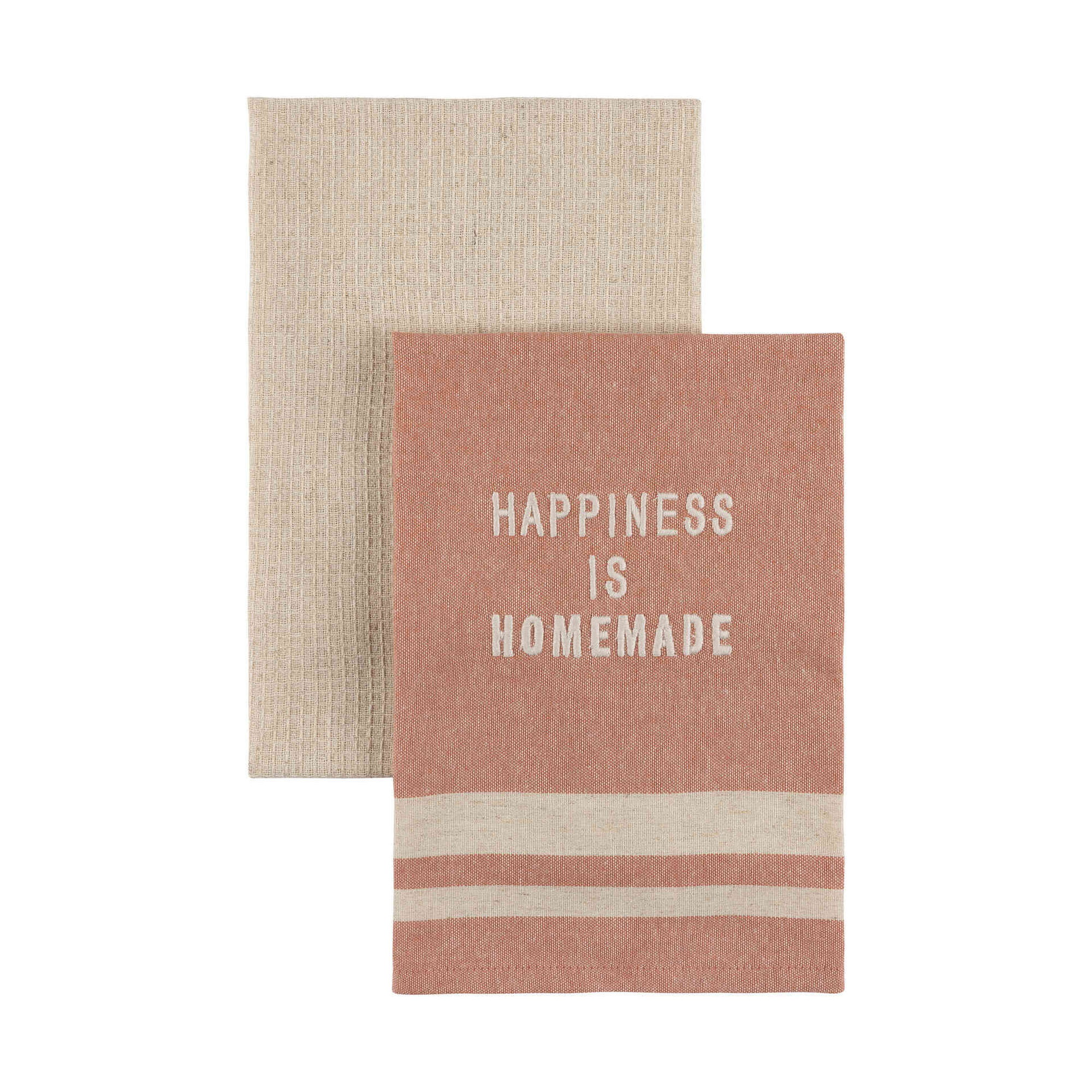 Conjunto 2 Panos Cozinha Vermelho e Bege