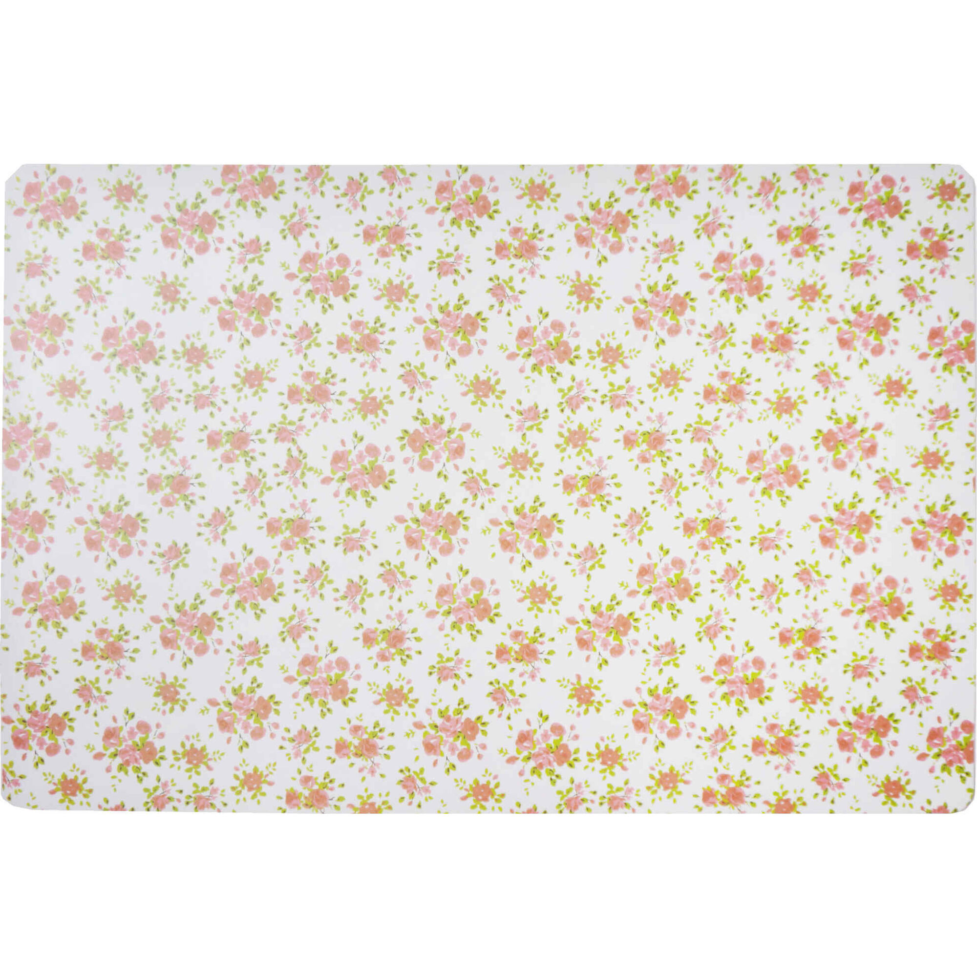 Individual 45x30cm Branco Flores