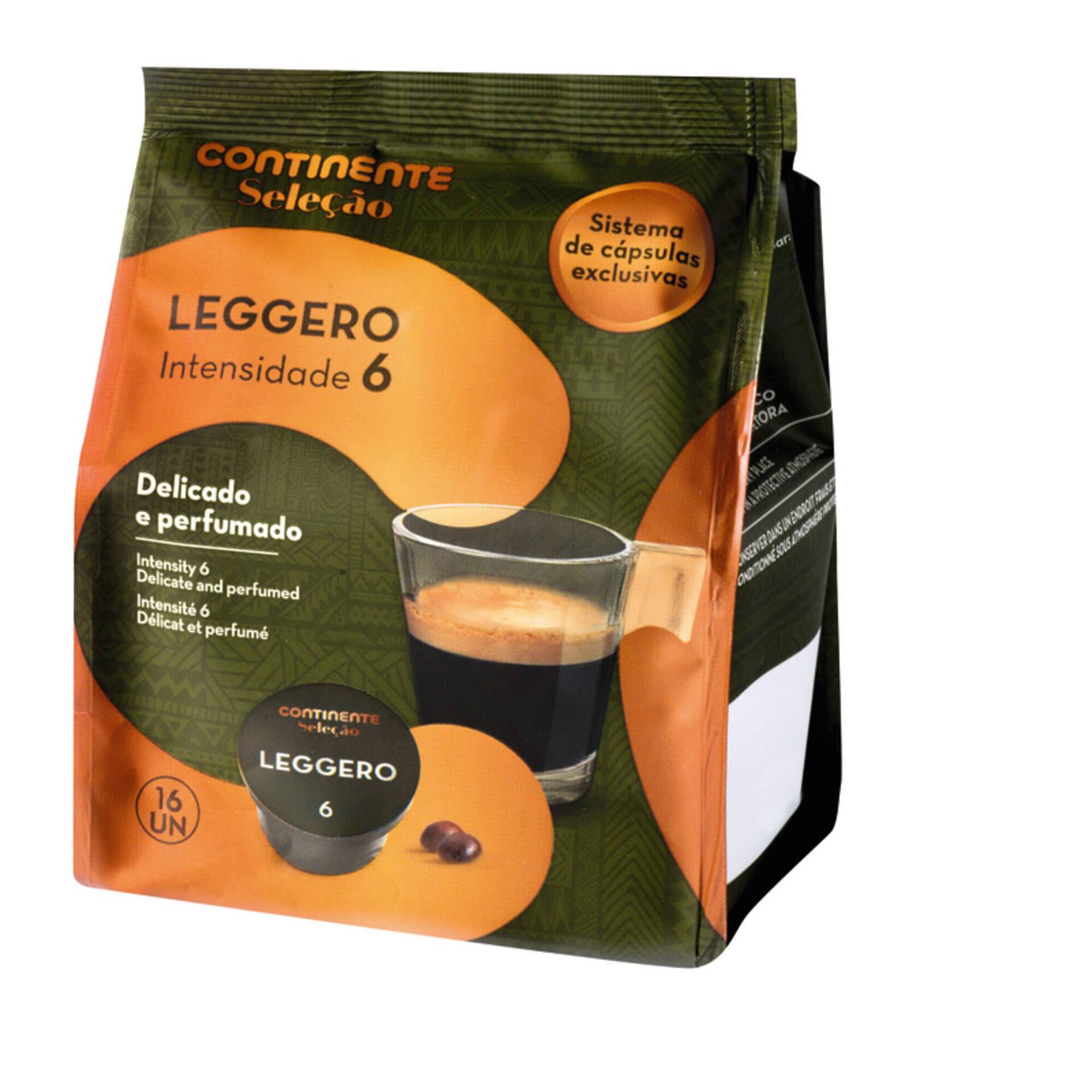 Cápsulas de Café Leggero Int 6 Cápsulas de Café Leggero Int 6
