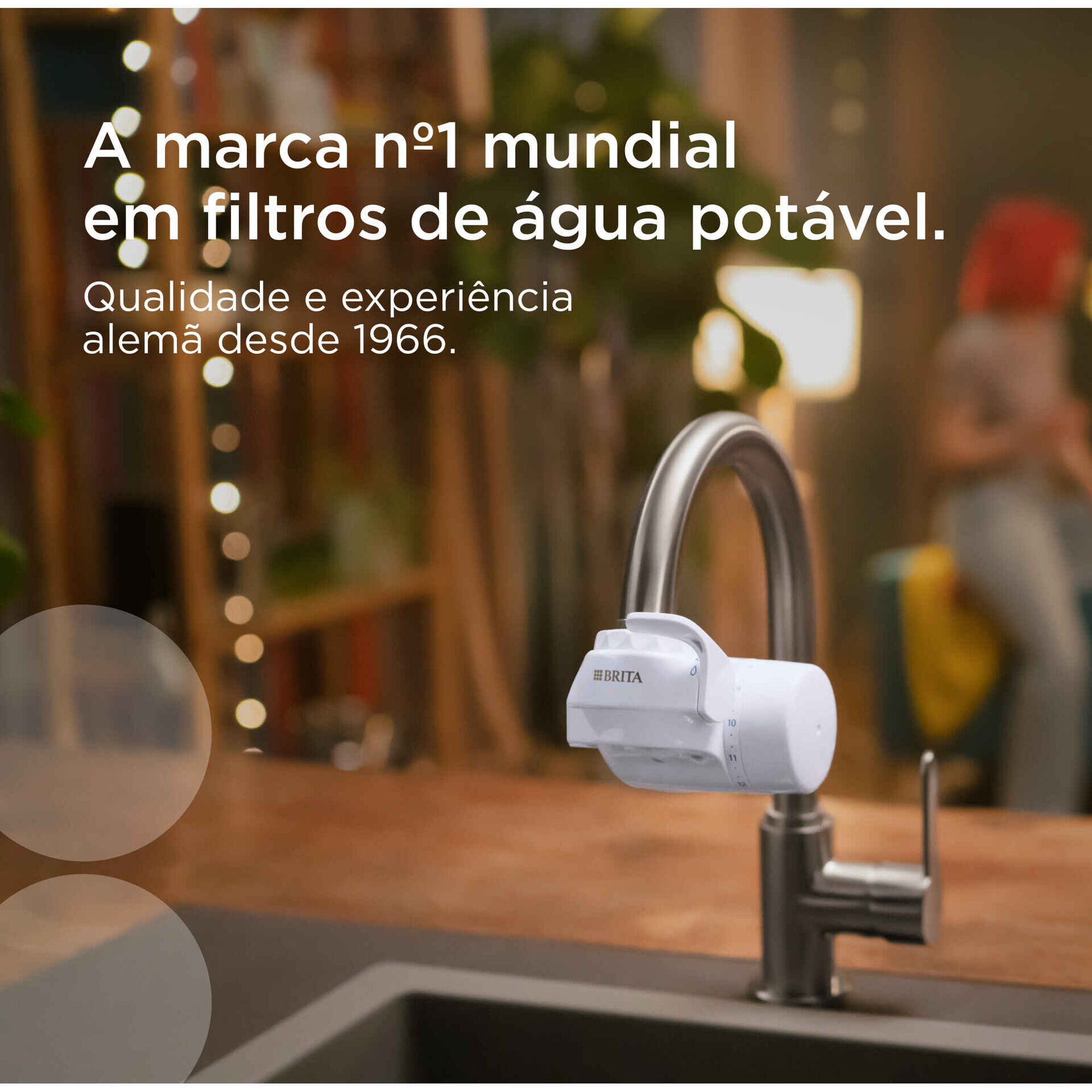 Sistema Filtra&ccedil;&atilde;o &Aacute;gua para Torneira On Tap Brita