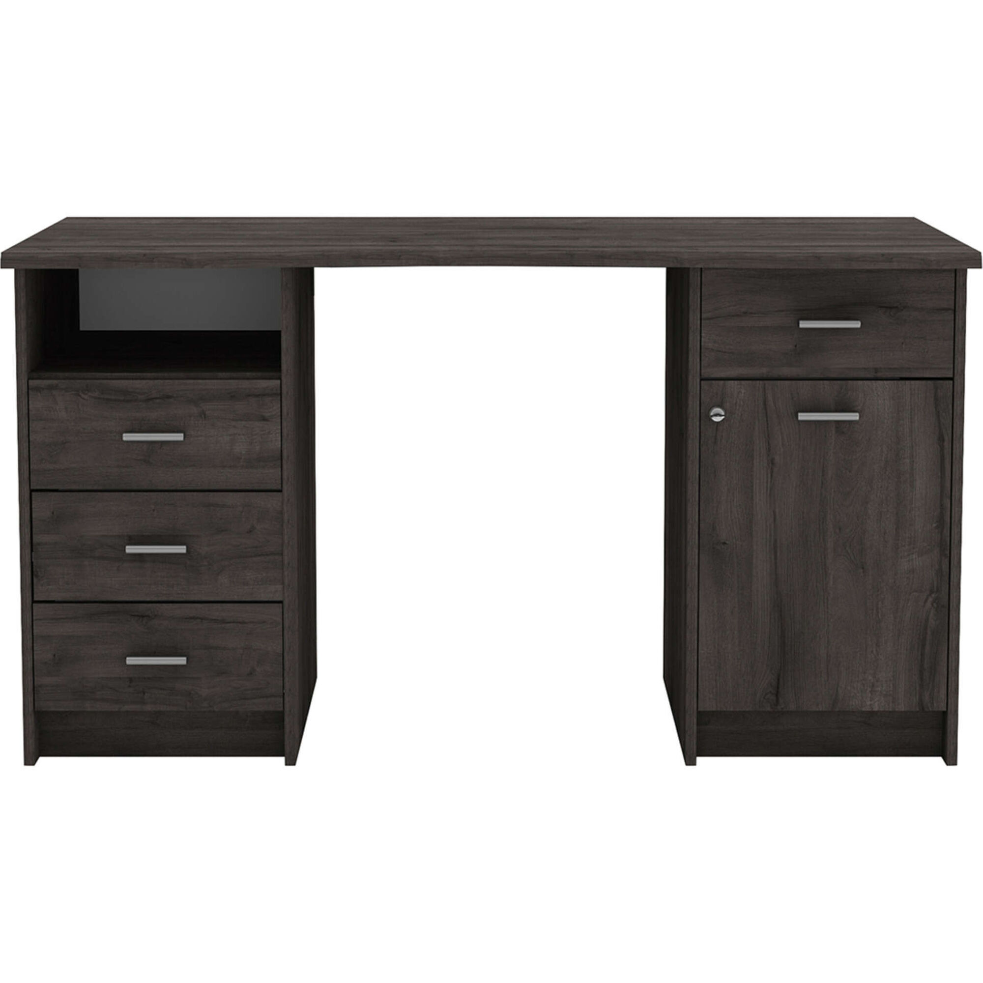 Secret&aacute;ria 135x58x74cm Preta M&oacute;naco