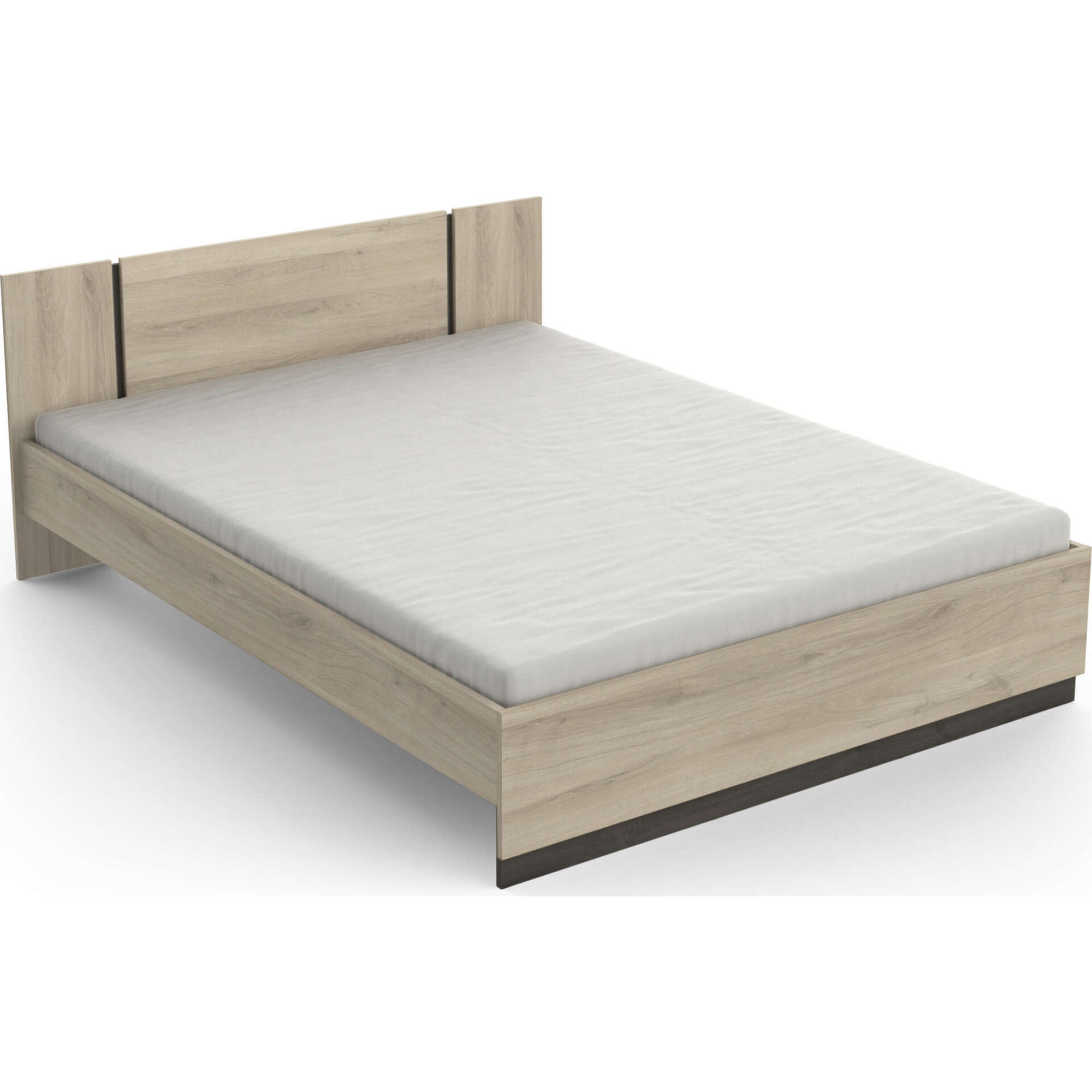 Cama Casal 148x195x72cm Carvalho Watson