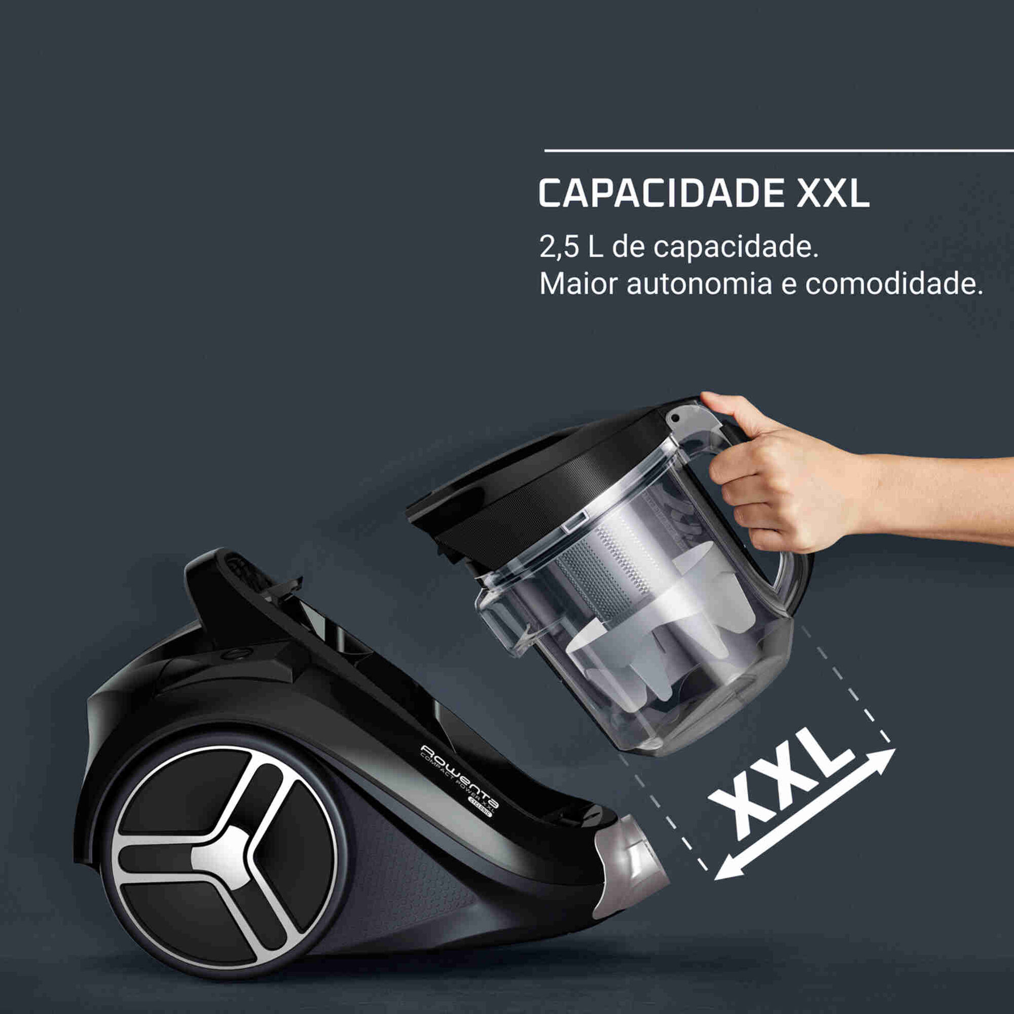 Aspirador sem Saco Compact Power RO4B25EA