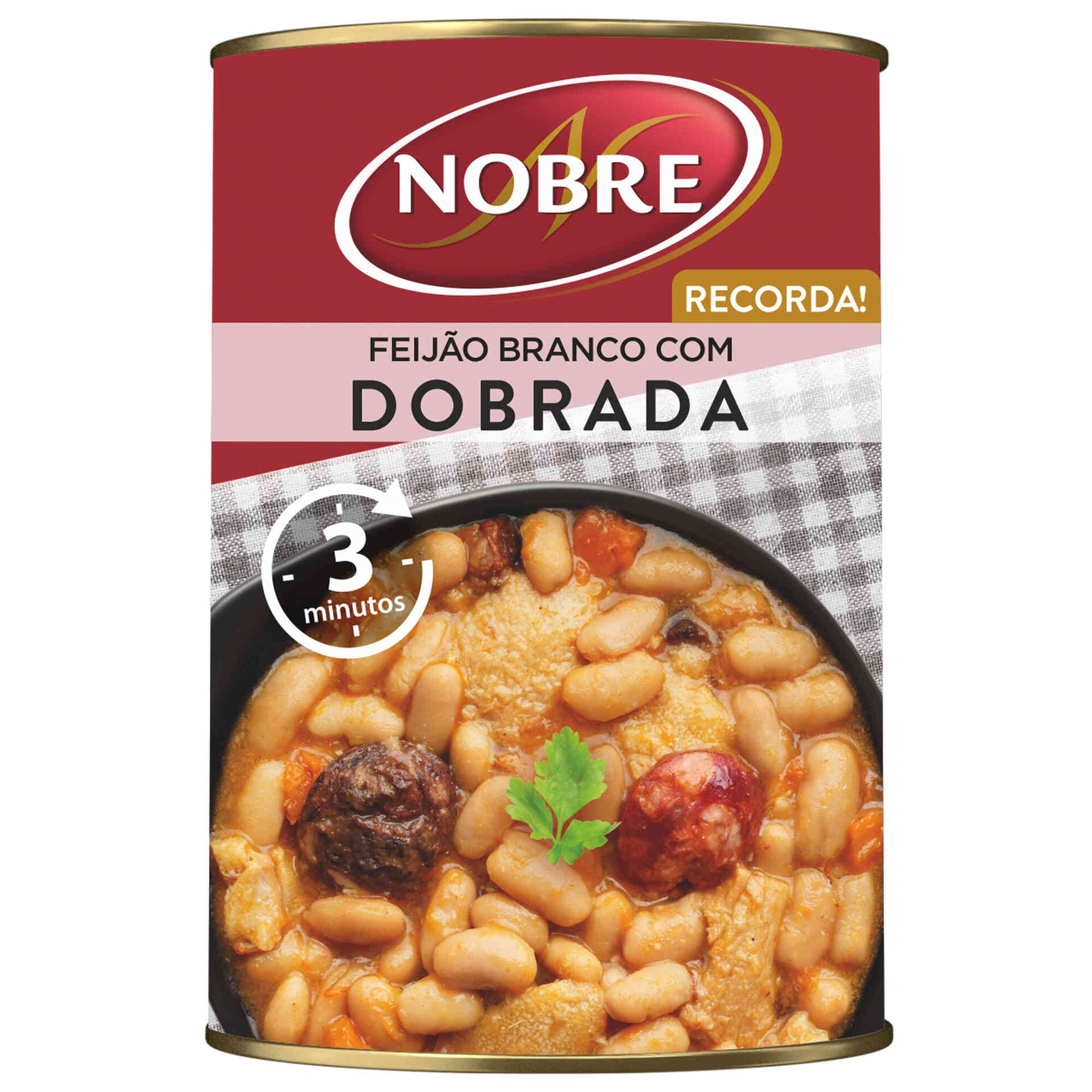 Dobrada com Feijão Branco