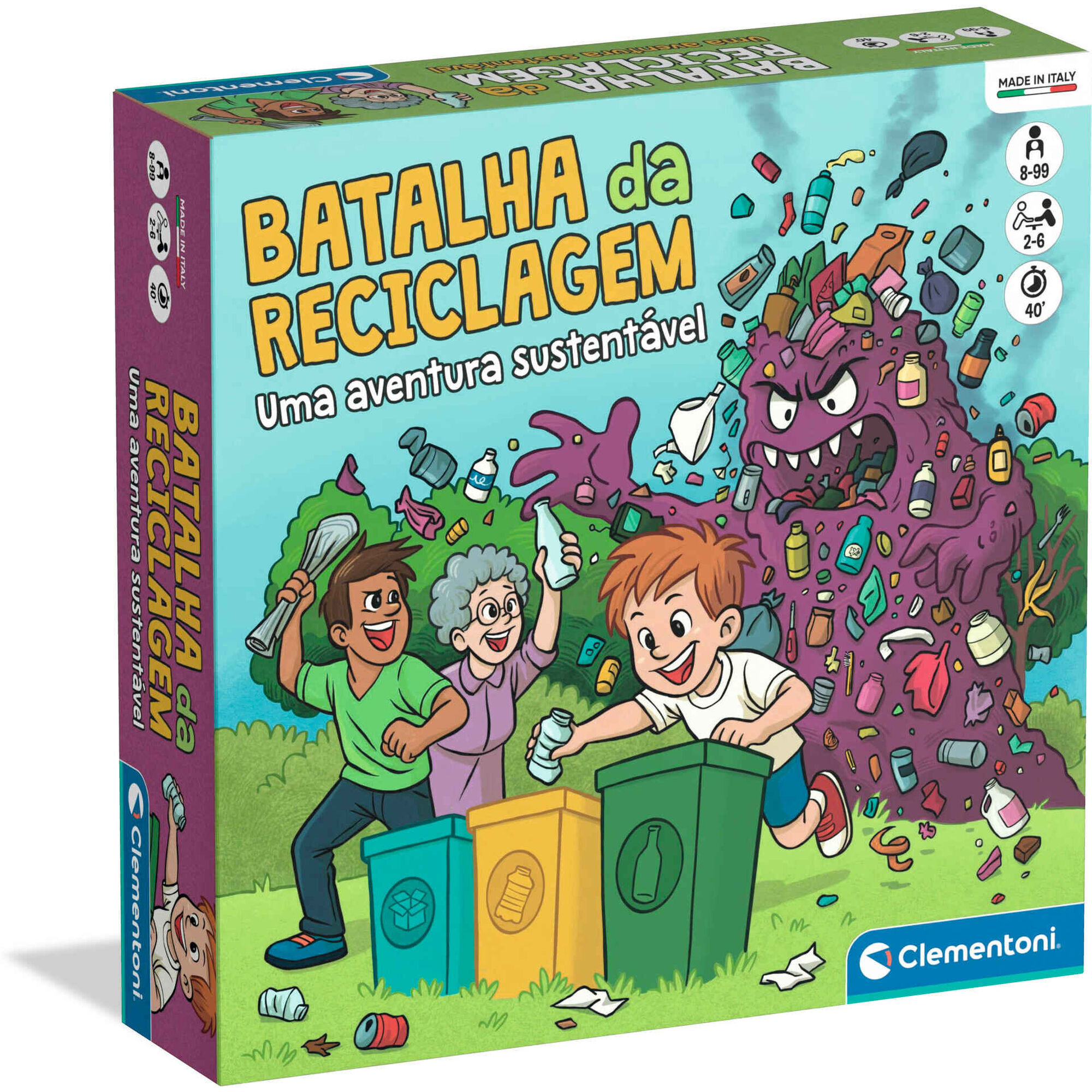 Clementoni - Jogo Batalha da Reciclagem