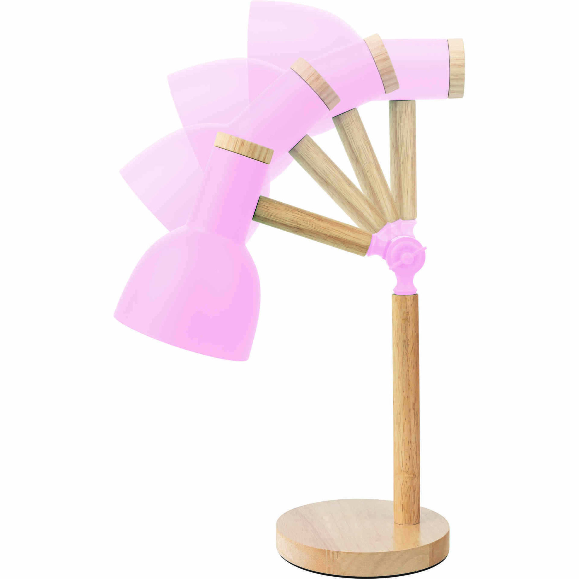 Candeeiro de Secretária Articulado Rosa  E27