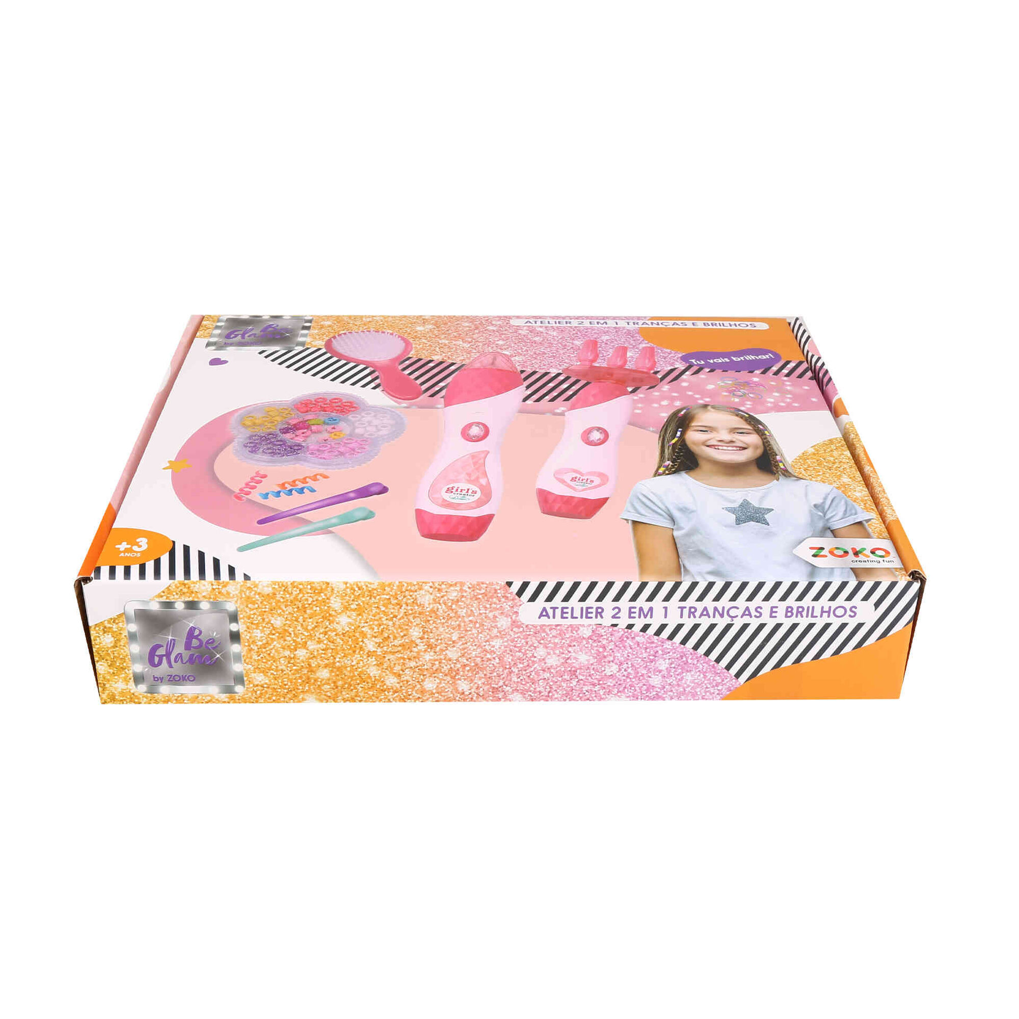 Atelier 2 em 1 Tranças e Brilhos