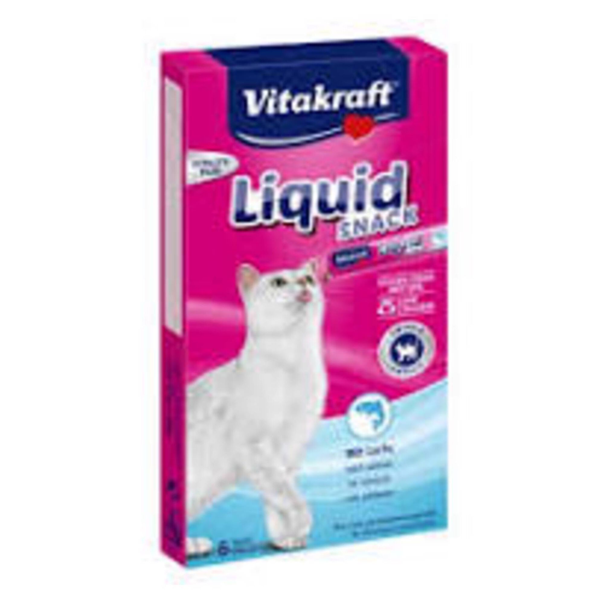 Snack para Gato Líquido de Salmão + Ómega 3