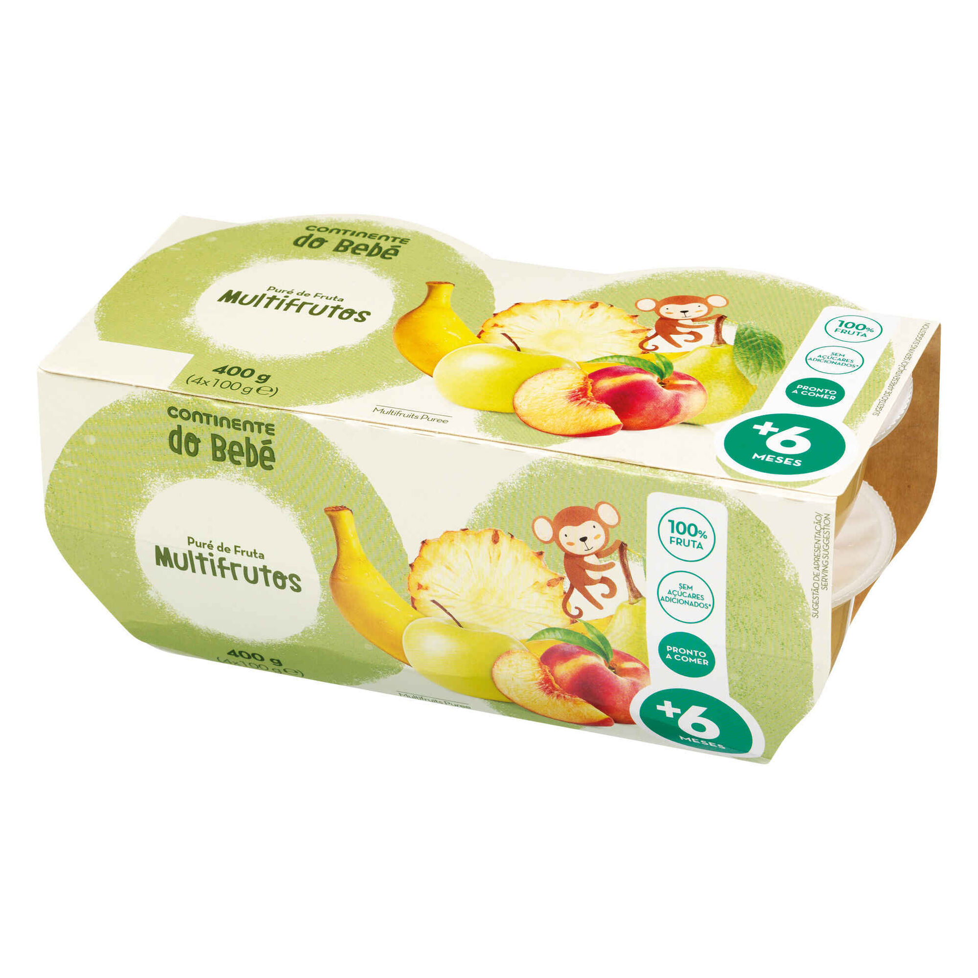 Puré de Fruta Multifrutas +6M