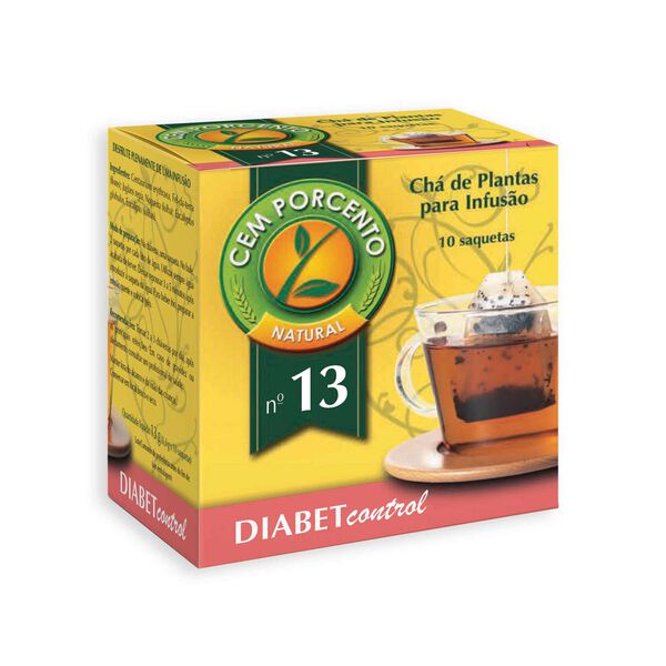 Infusão Nº13 Diabet Control Saquetas Cem Porcento