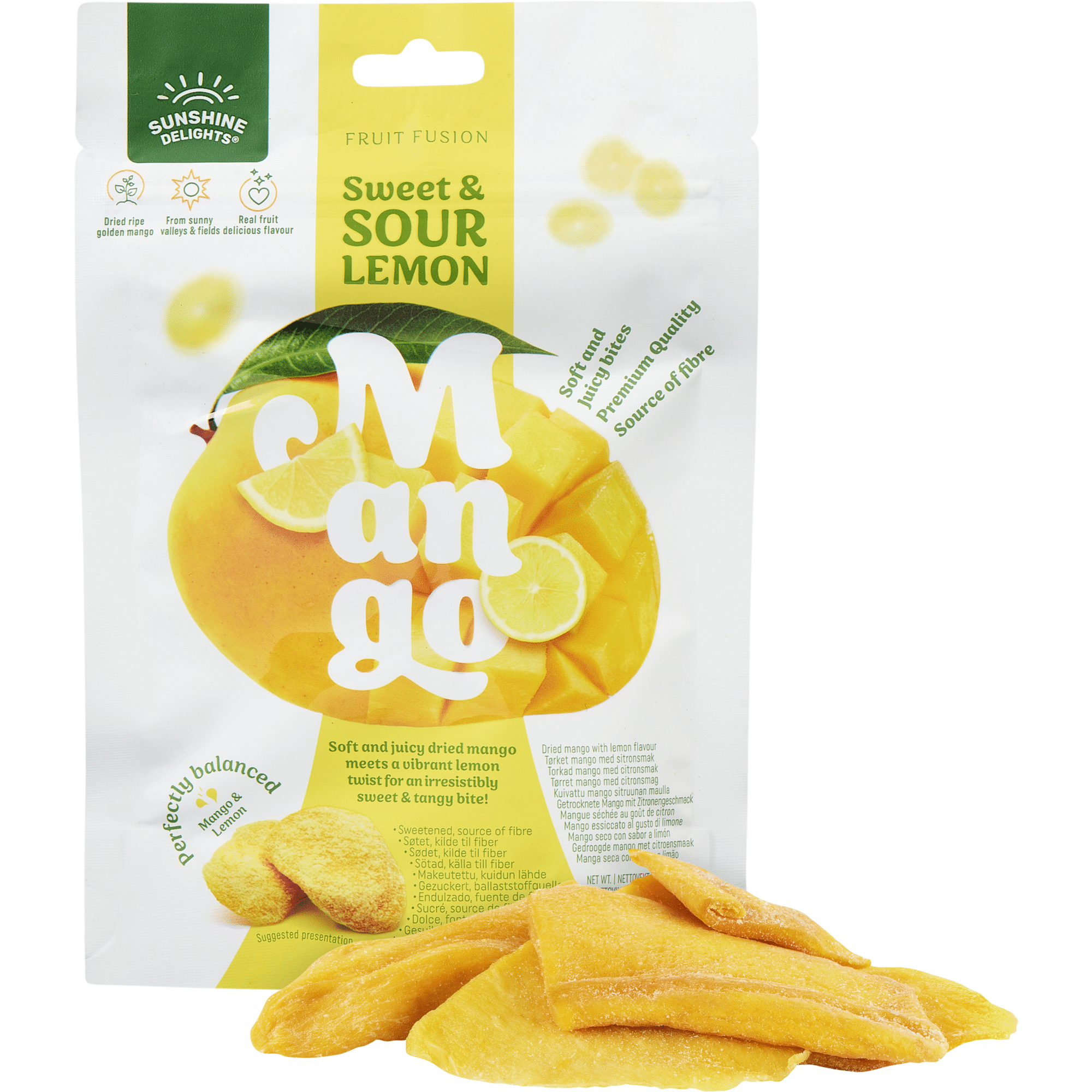 Manga Seca com Sabor a Lim&atilde;o Sunshine Delights