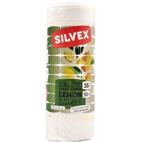 Sacos Lixo Perfumado Lim&atilde;o 50 lt Silvex