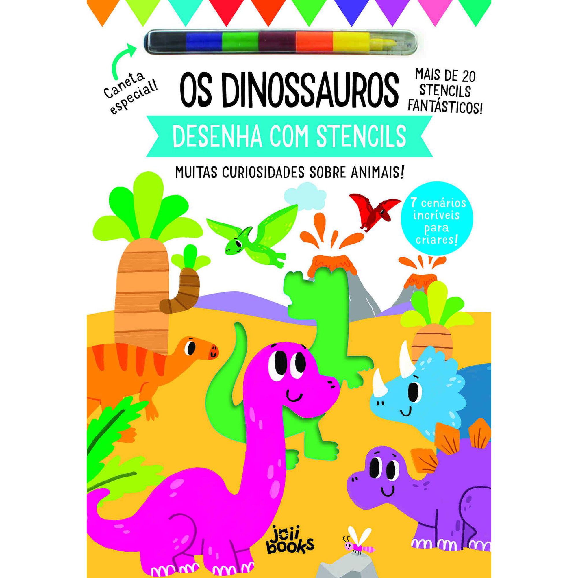 Desenha com Stencils - Os Dinossauros