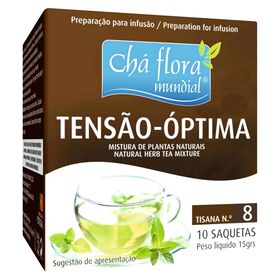 Infus&atilde;o Tens&atilde;o &Oacute;tima Saquetas Flora Mundial
