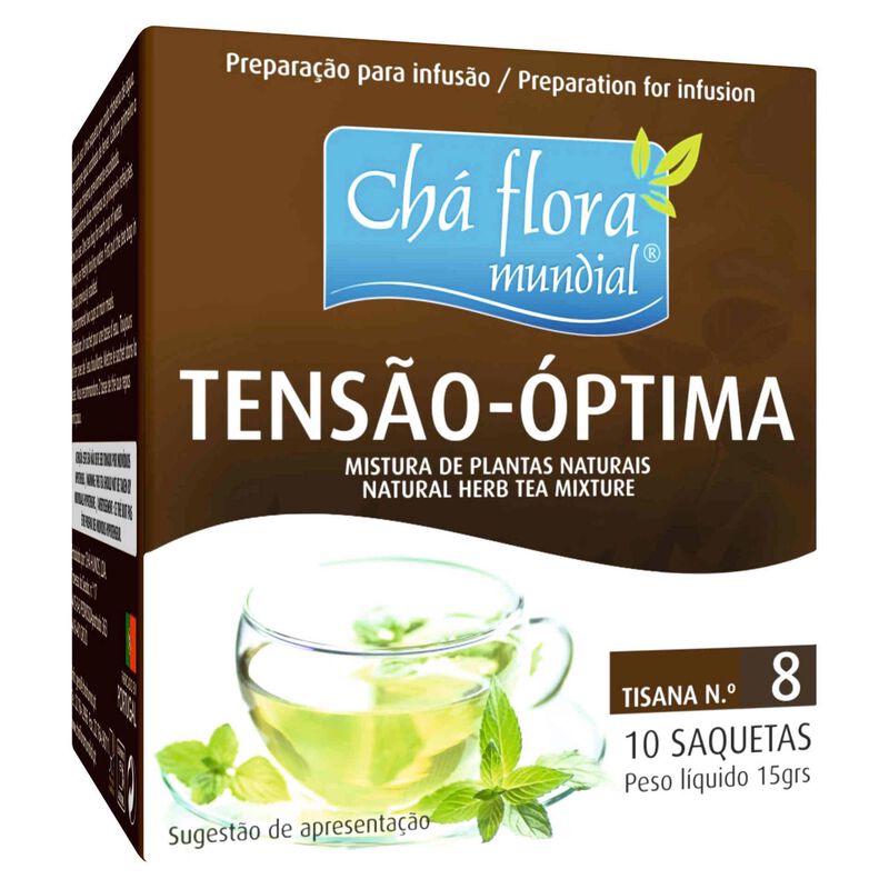 Infusão Tensão Ótima Saquetas Flora Mundial