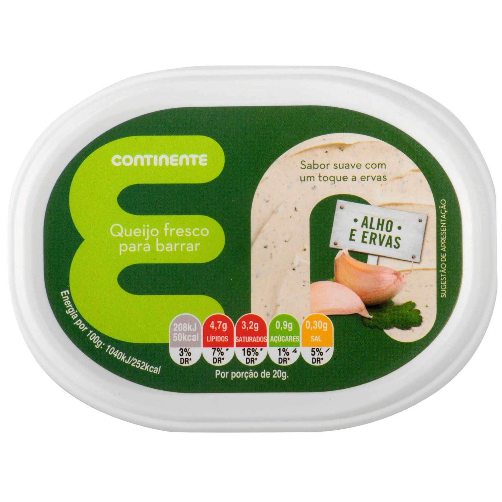 Queijo Creme com Alho e Ervas para Barrar Queijo Creme com Alho e Ervas para Barrar