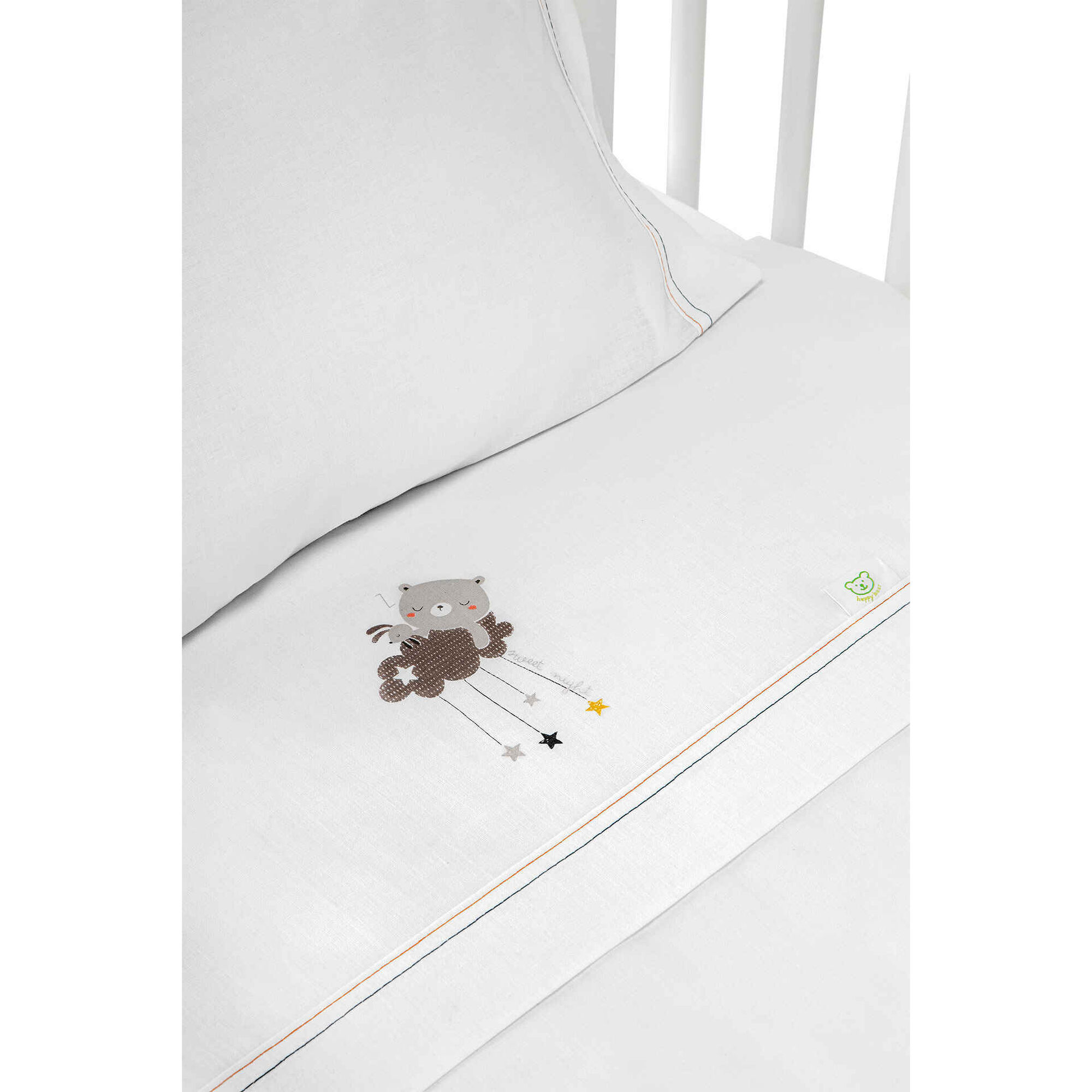 Conjunto Len&ccedil;&oacute;is Azul Urso Nuvem