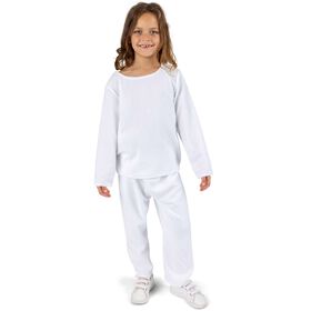 Conjunto Interior para Fantasias Branco 10-12 Anos