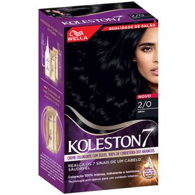 Colora&ccedil;&atilde;o Permanente Preto 2.0 Koleston