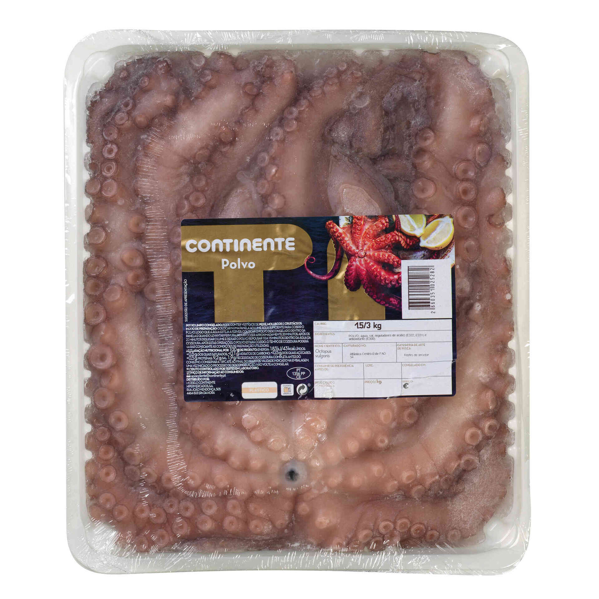 Polvo Congelado (1,5 a 3 kg) Polvo Congelado (1,5 a 3 kg)