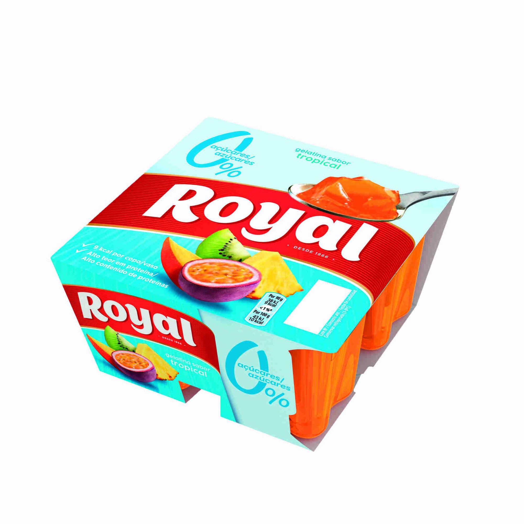 Gelatina Pronta Frutos Tropicais sem Açúcar