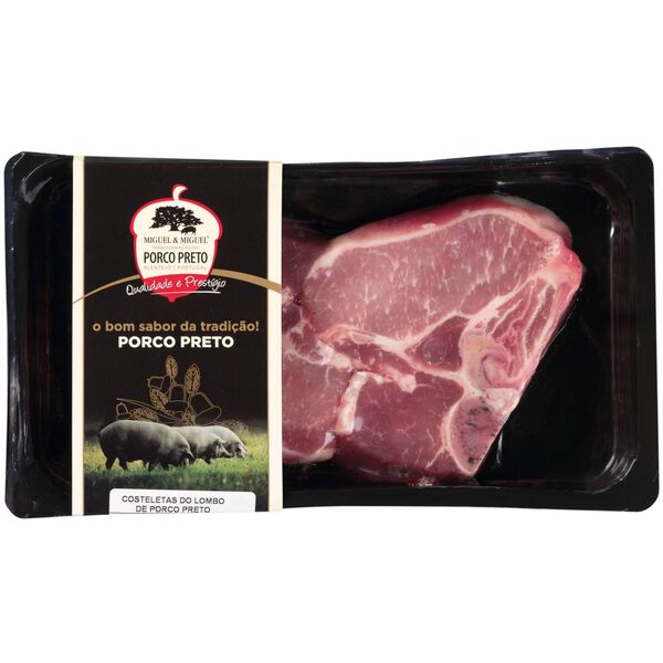 Costeletas do Lombo de Porco Preto Miguel & Miguel